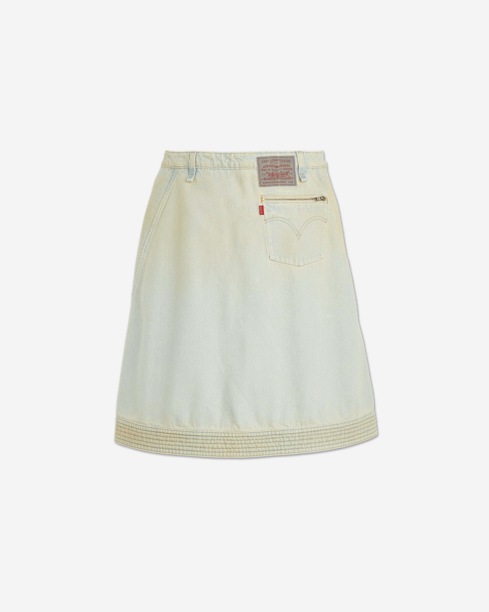 Women's Levi's Carina Apron Shorts Light Indigo Wash - 2