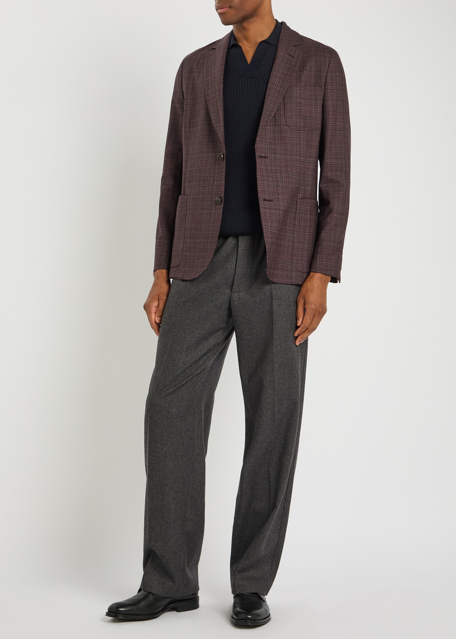 Paul Smith Checked Wool Blazer - 4
