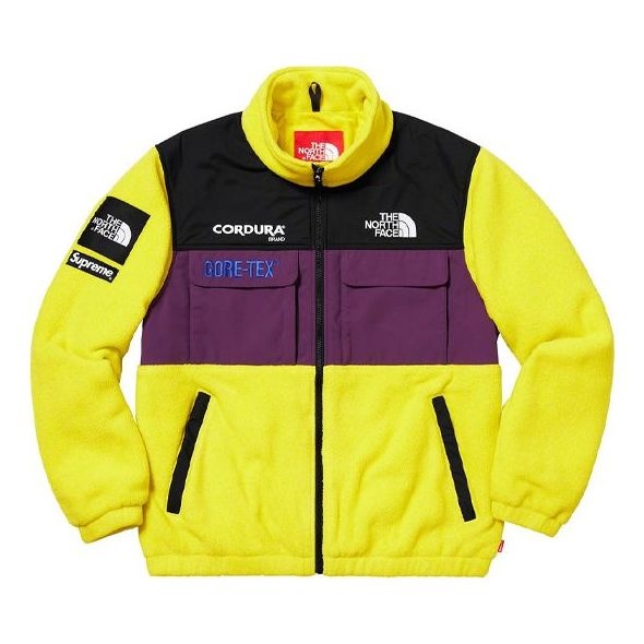 Supreme Supreme FW18 x The North Face Expedition Fleece Jacket Sulphur SUP FW18 1019 REVERSIBLE