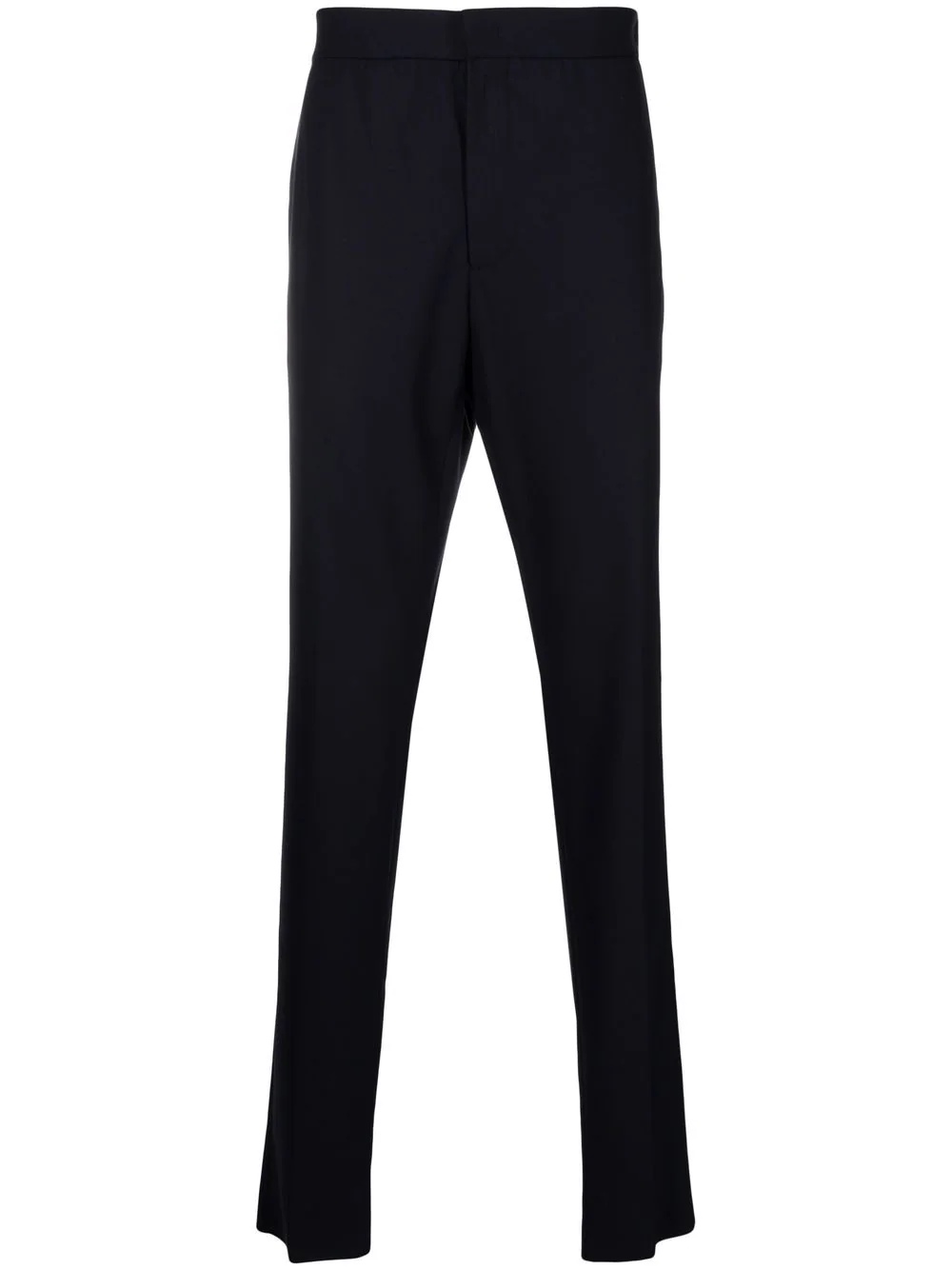 elasticated waistband tapered trousers - 1