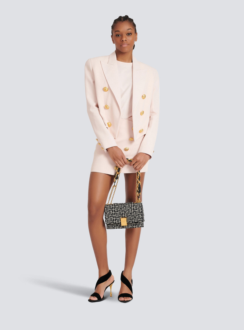 Balmain Crêpe spencer jacket outlook