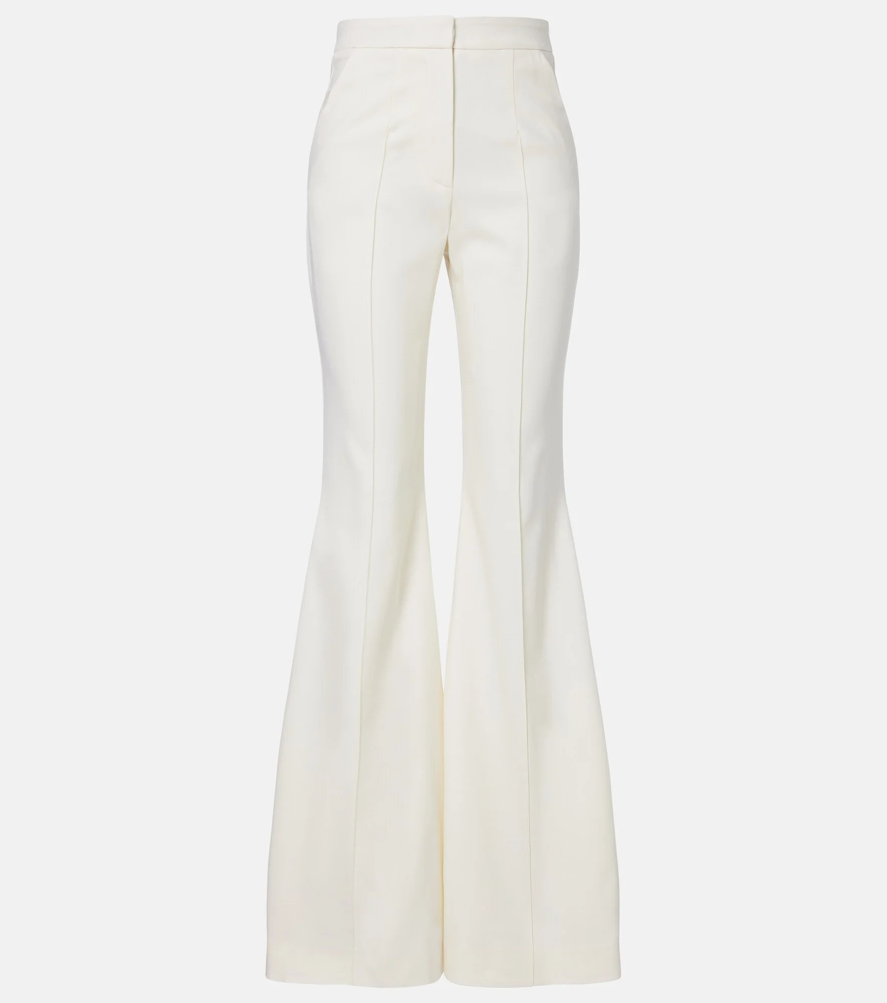 Daline wool-blend wide-leg pants - 1