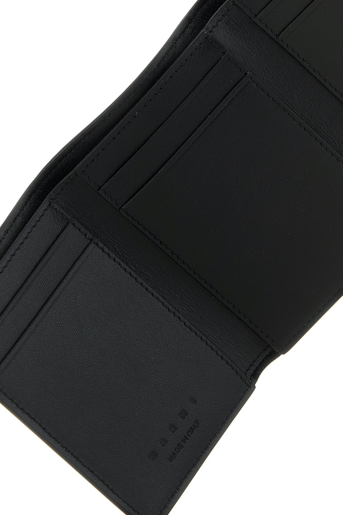 Black leather wallet - 4