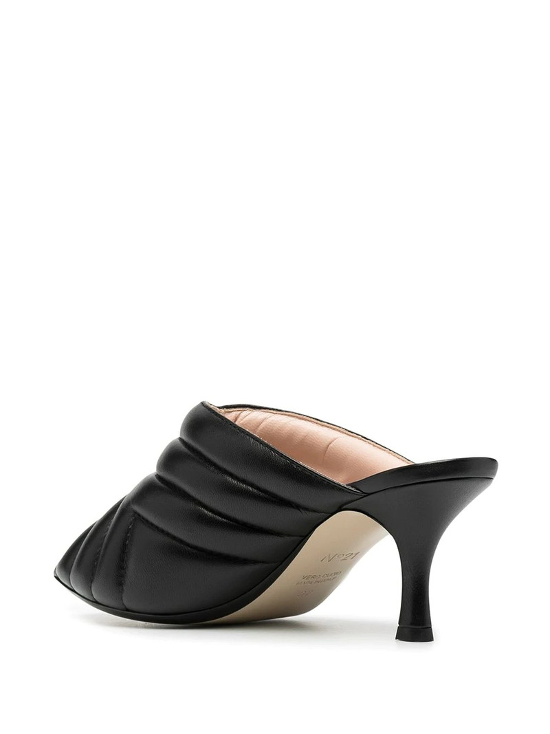 quilted mid-heel mules 3
