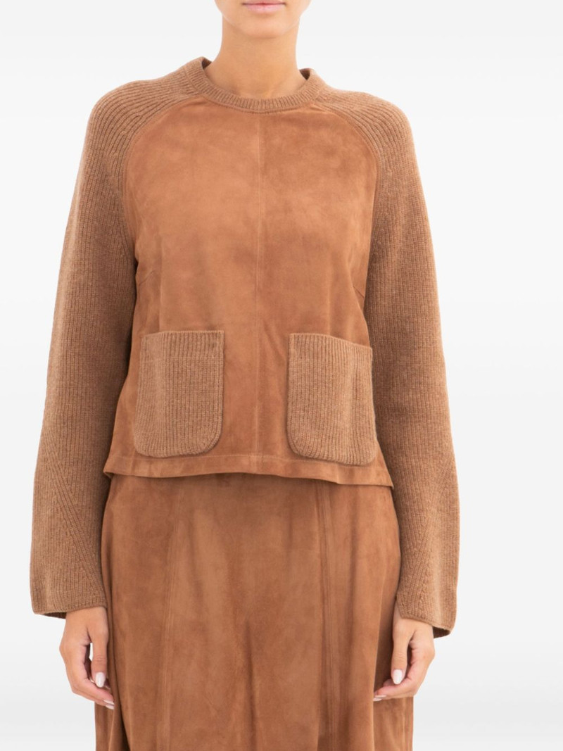 Herno patch-pocket sweater outlook