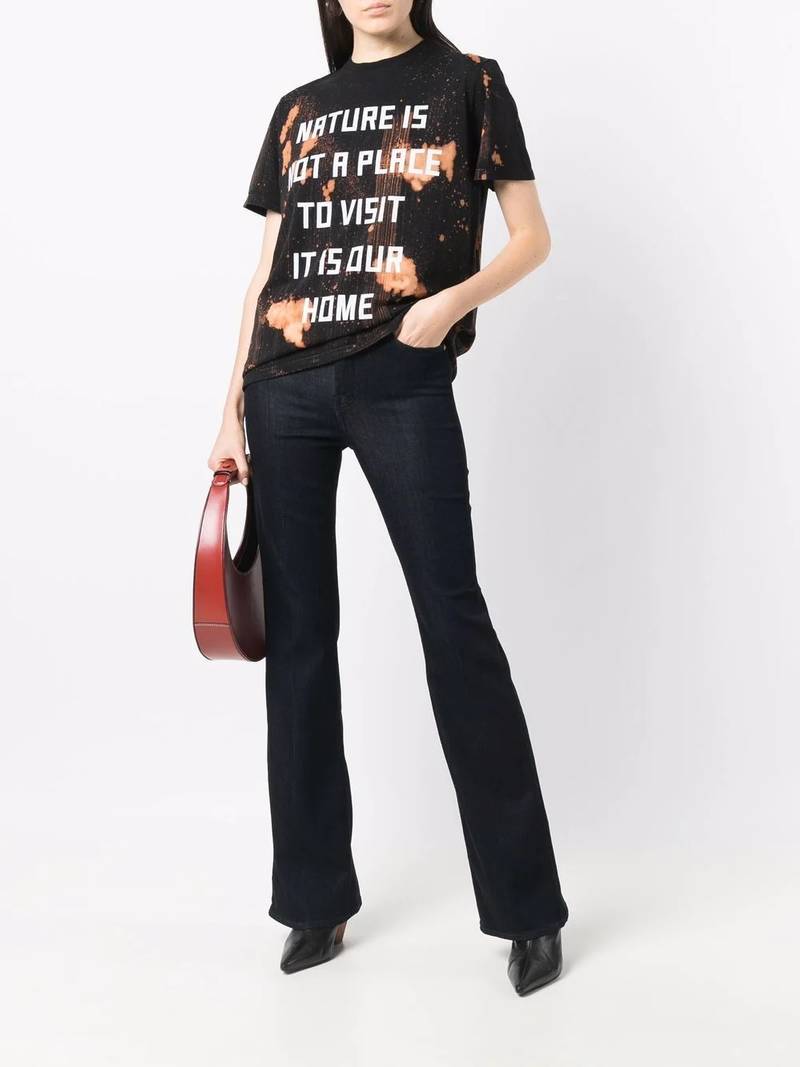 Golden Goose slogan-print T-shirt outlook