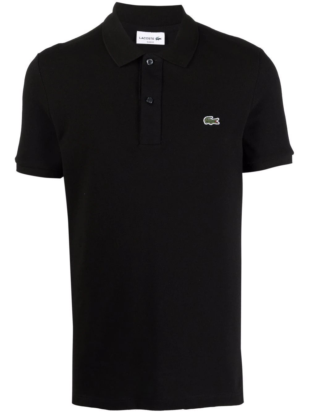 logo-embroidered polo shirt - 1