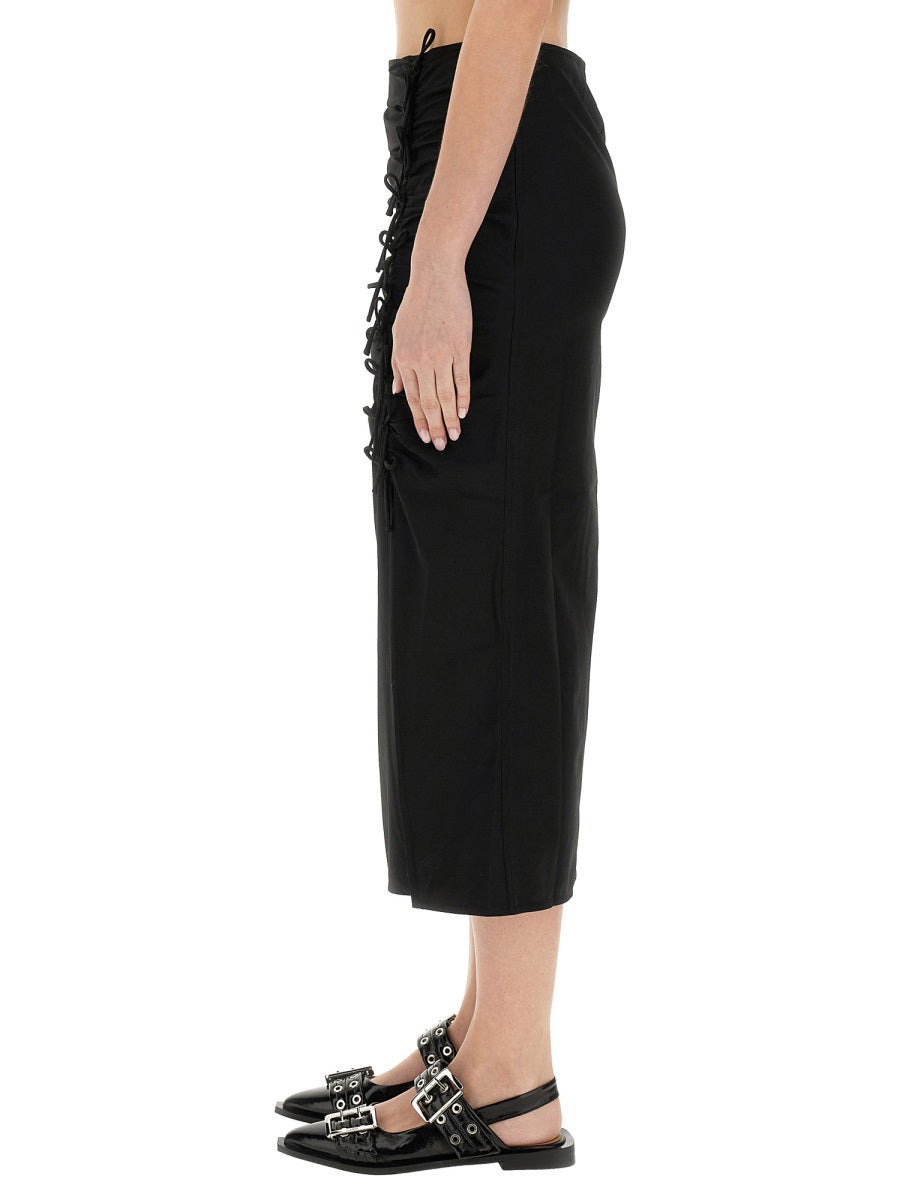 Ganni Women Longuette Skirt - 4