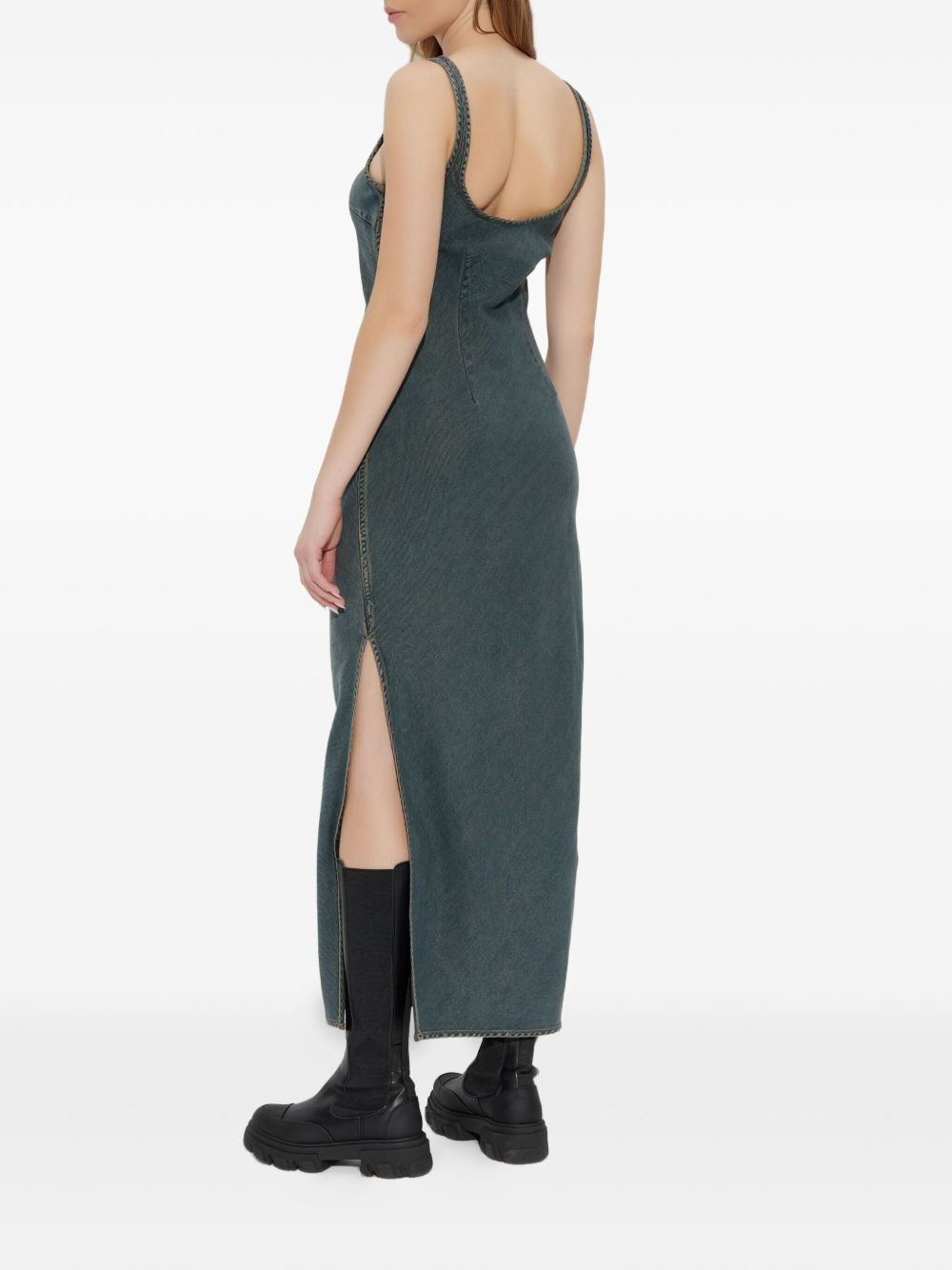 Sasunna side-split midi dress - 4