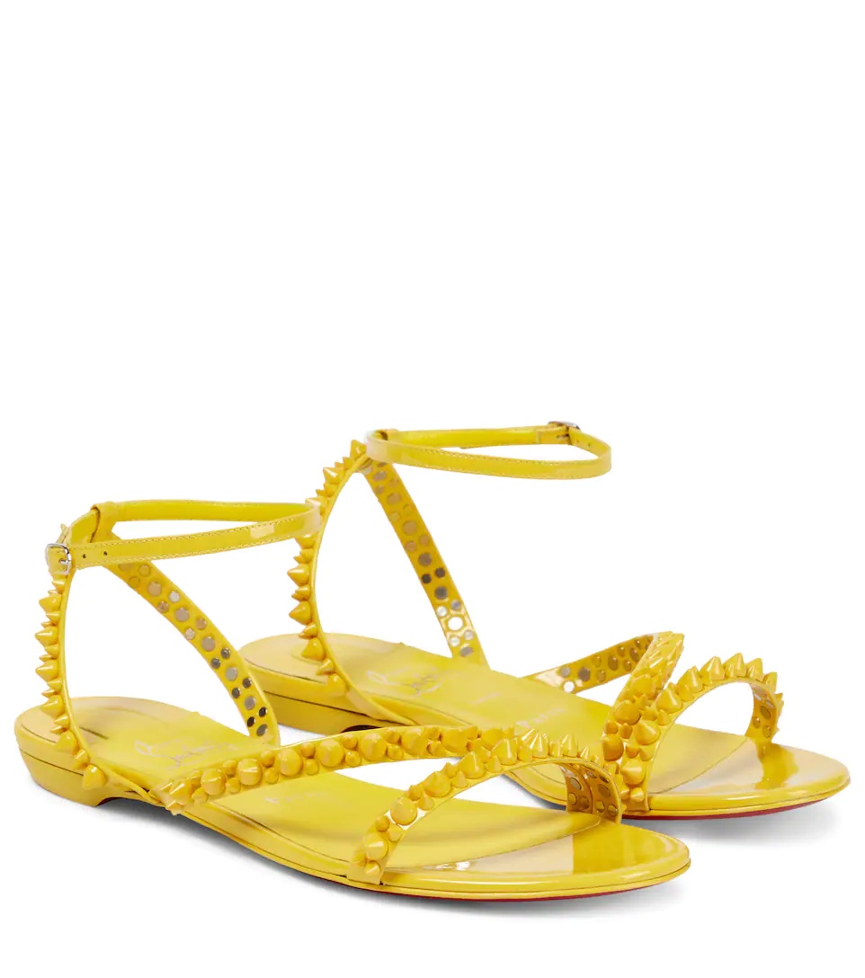 Mafaldina Spikes leather sandals - 1
