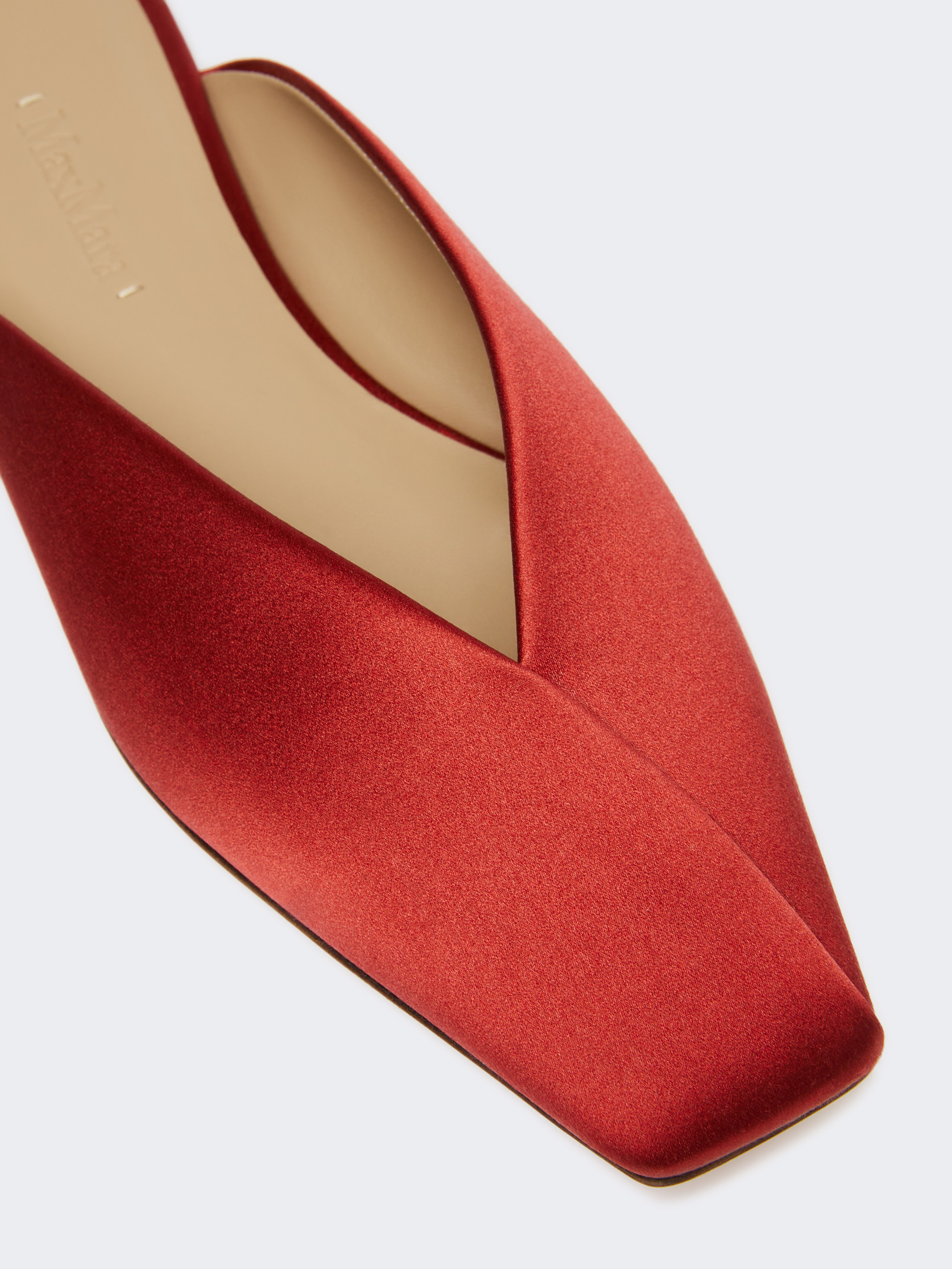 SQUAREDMULE Viscose and silk satin mules - 4