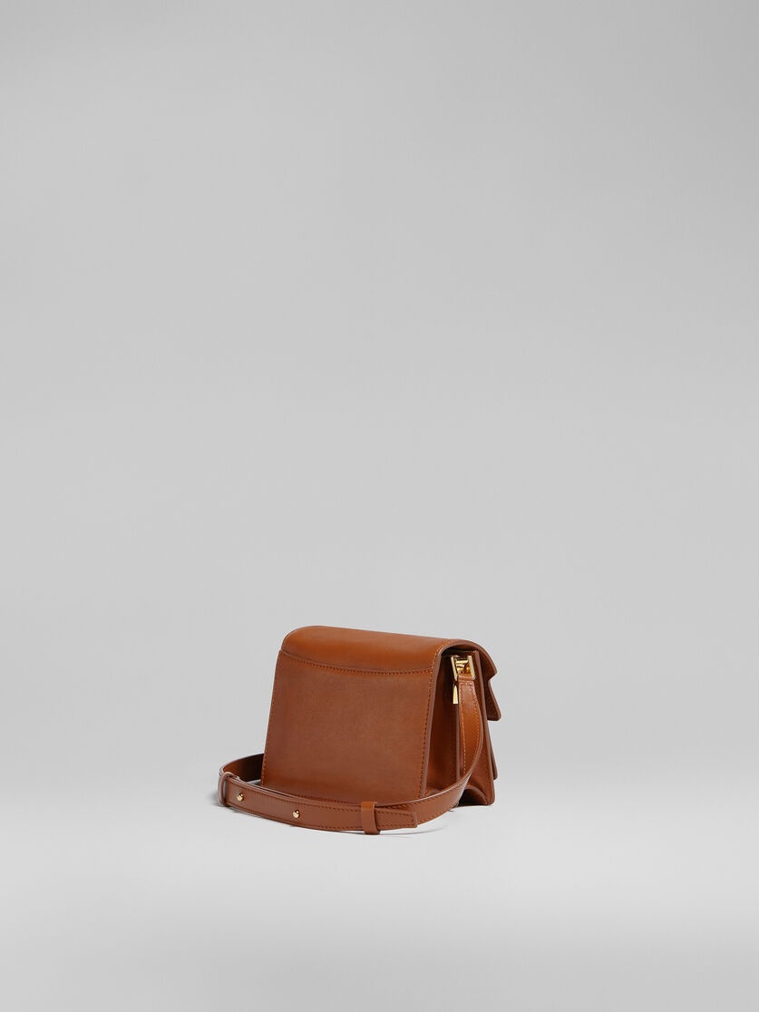 TRUNK SOFT MINI BAG IN BROWN LEATHER - 3