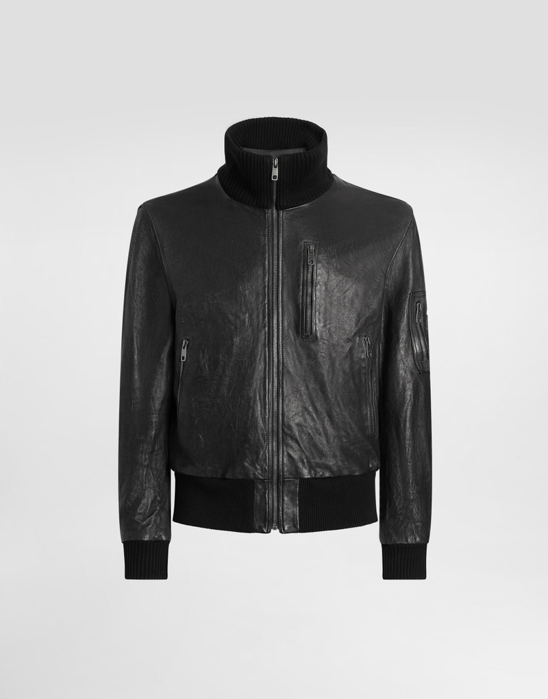 Aged effect nappa jacket 1
