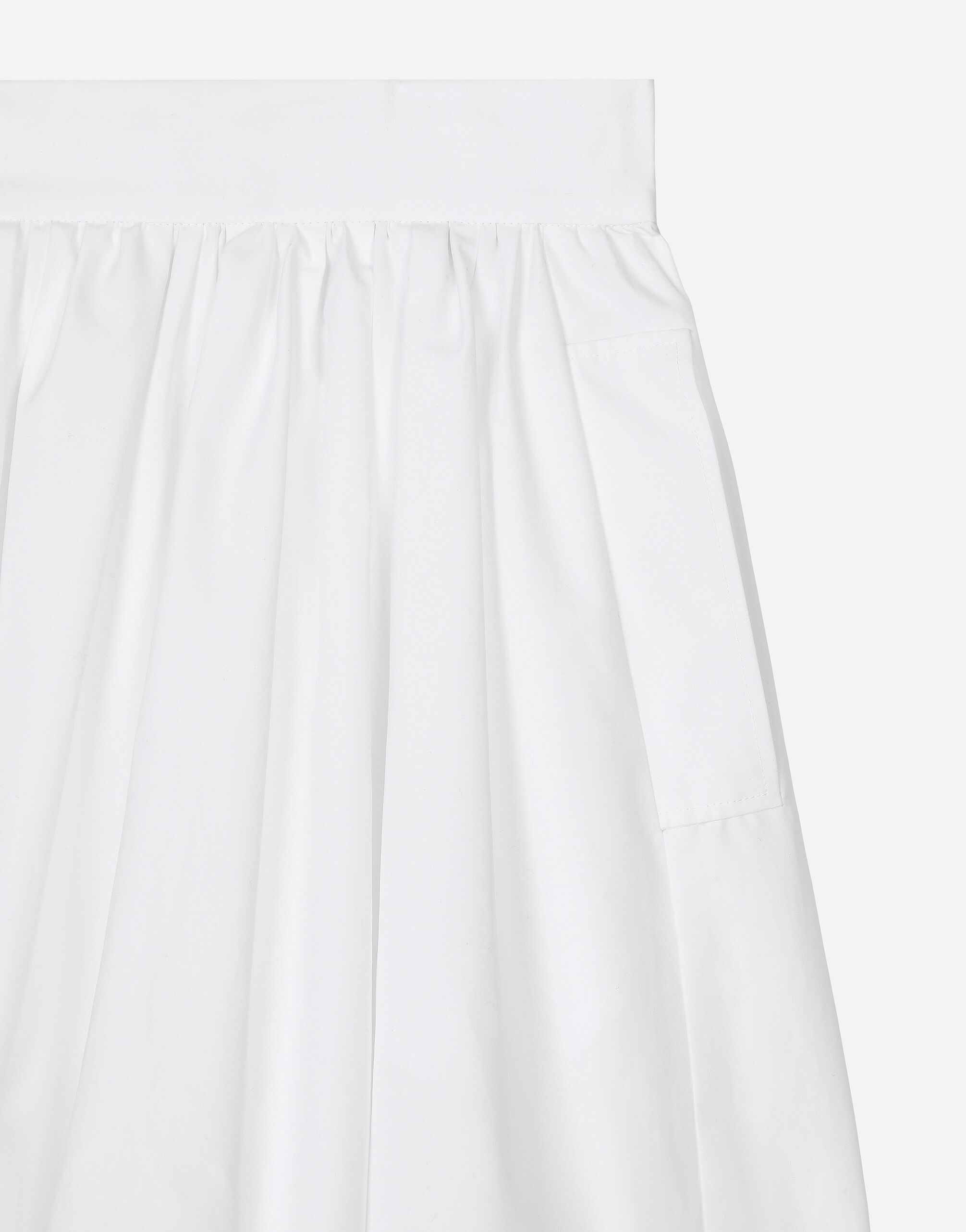 Short cotton balloon skirt - 5