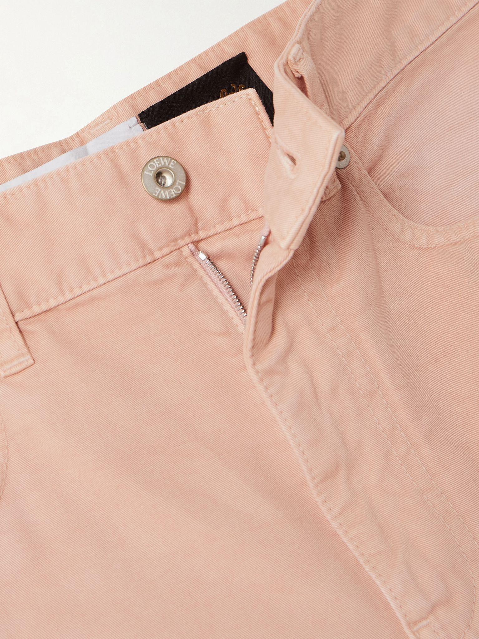 + Paula's Ibiza paneled mid-rise barrel-leg jeans Pastel pink - 5
