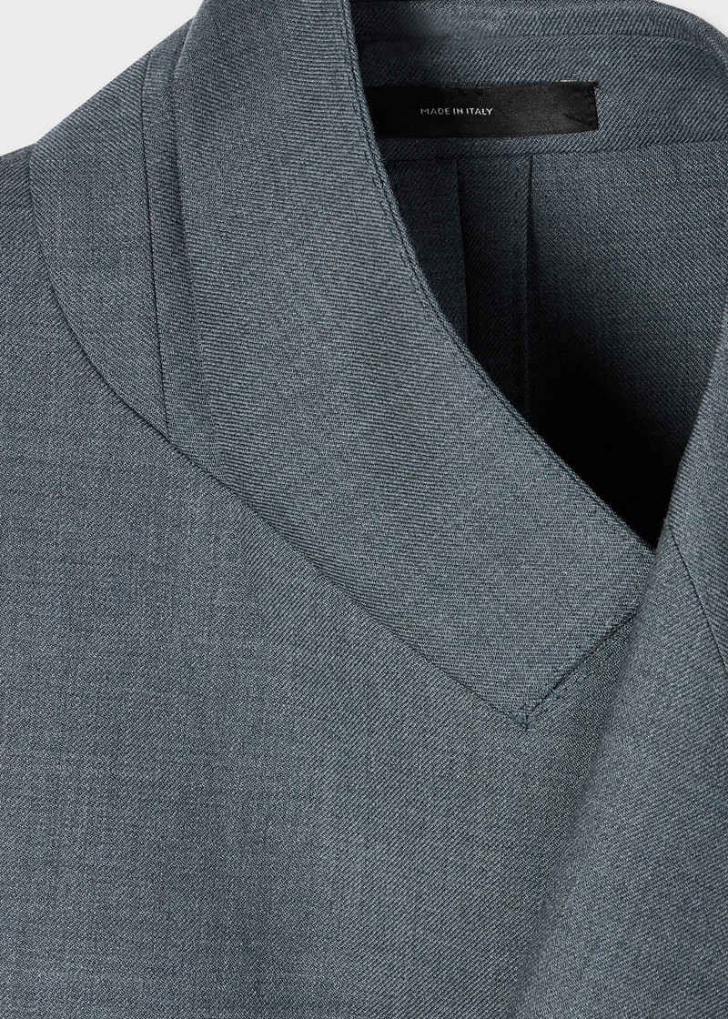 Paul Smith A Suit To Travel In - Blue Marl Double-Breasted Suit outlook