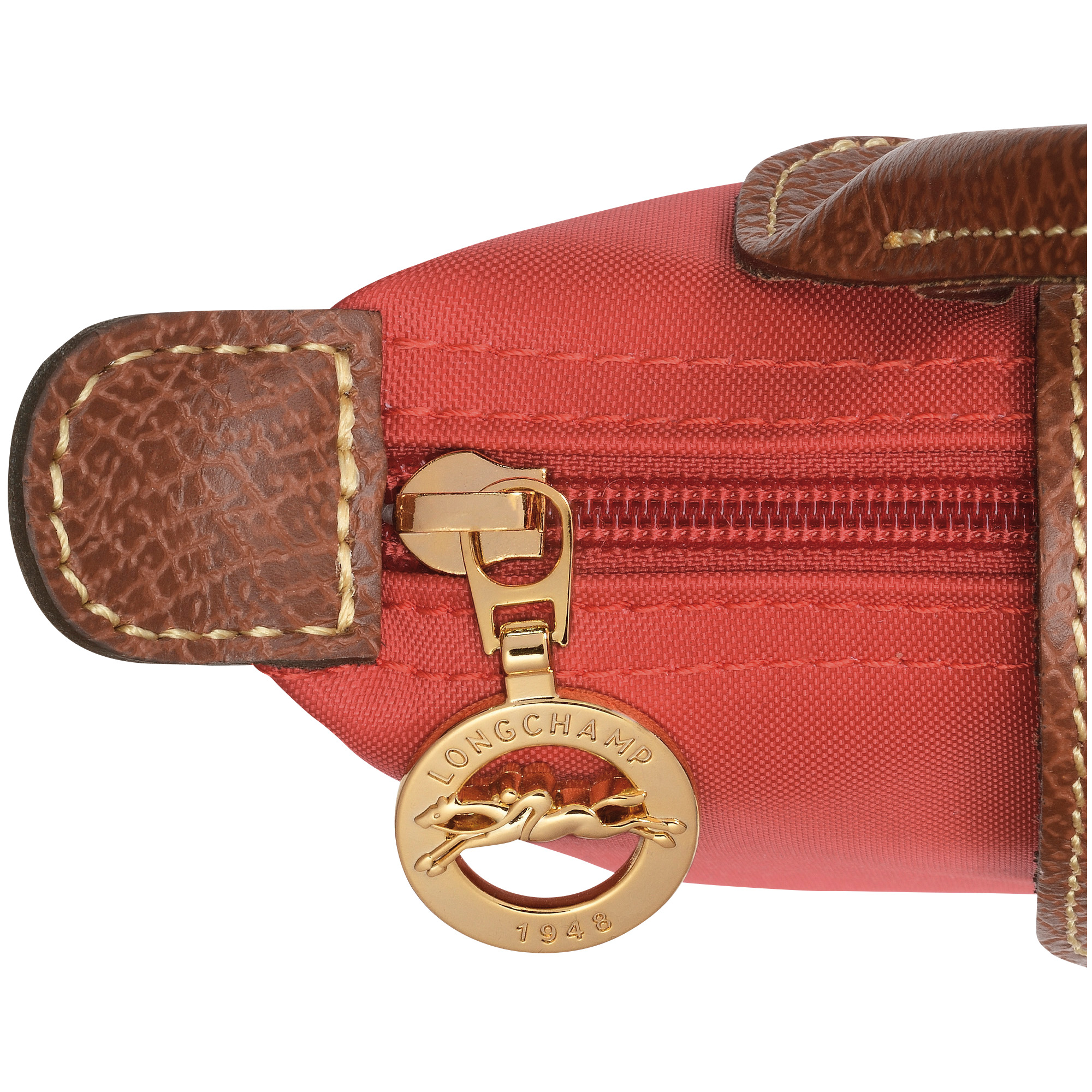 Le Pliage Original Pouch with handle Tomato - Recycled canvas - 6