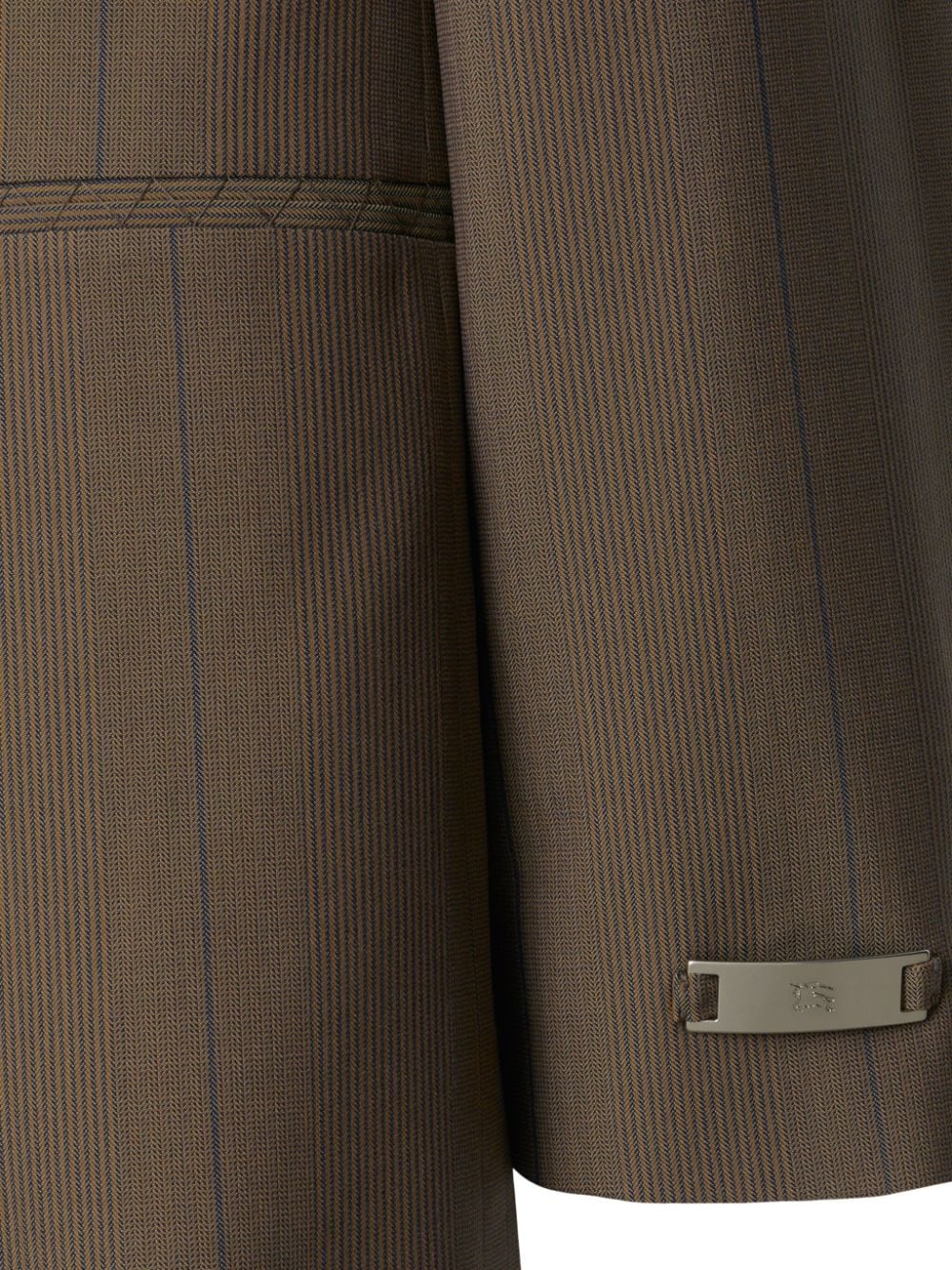 peak-lapel wool blazer - 5