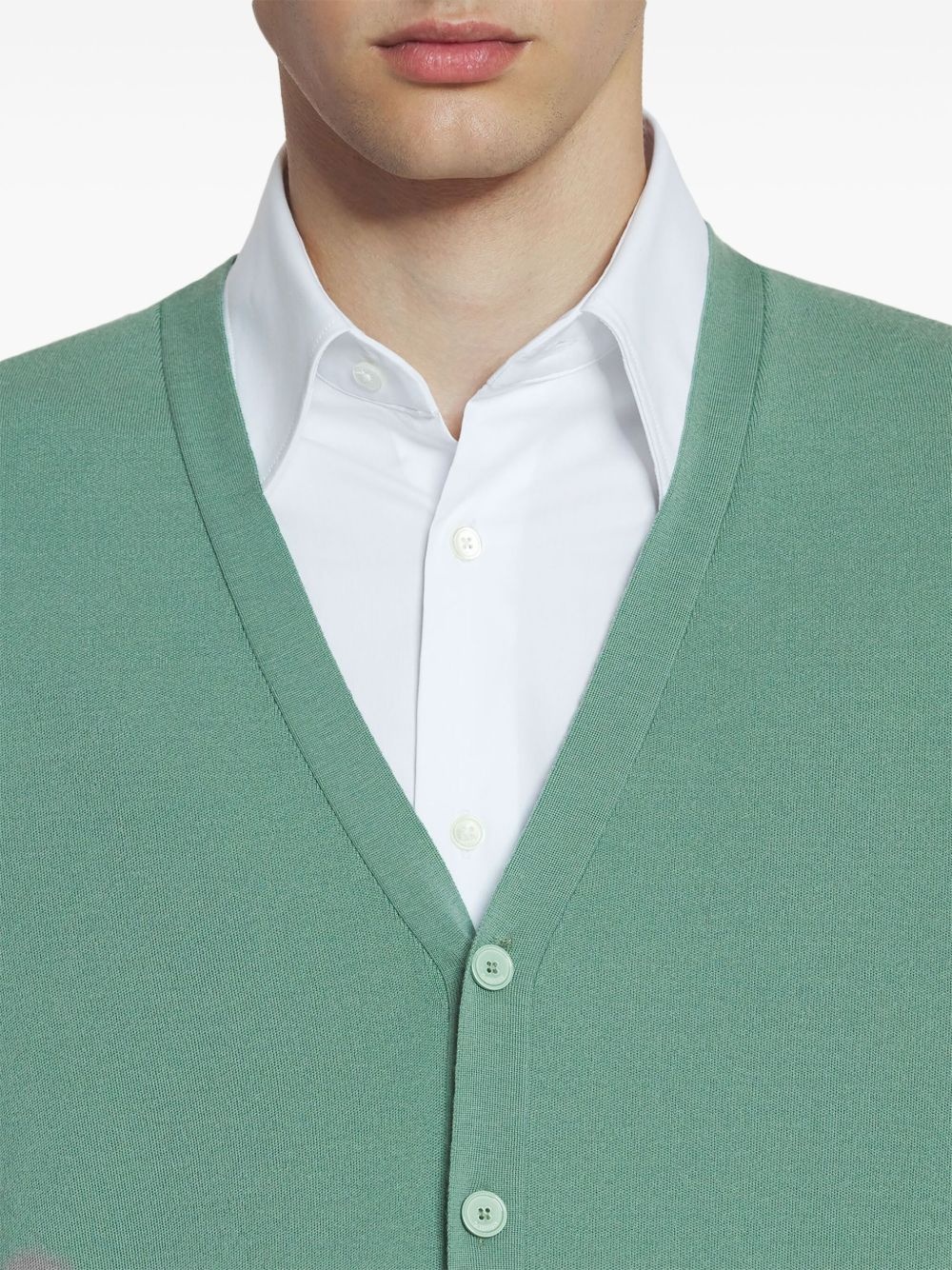 merino-wool cardigan - 5