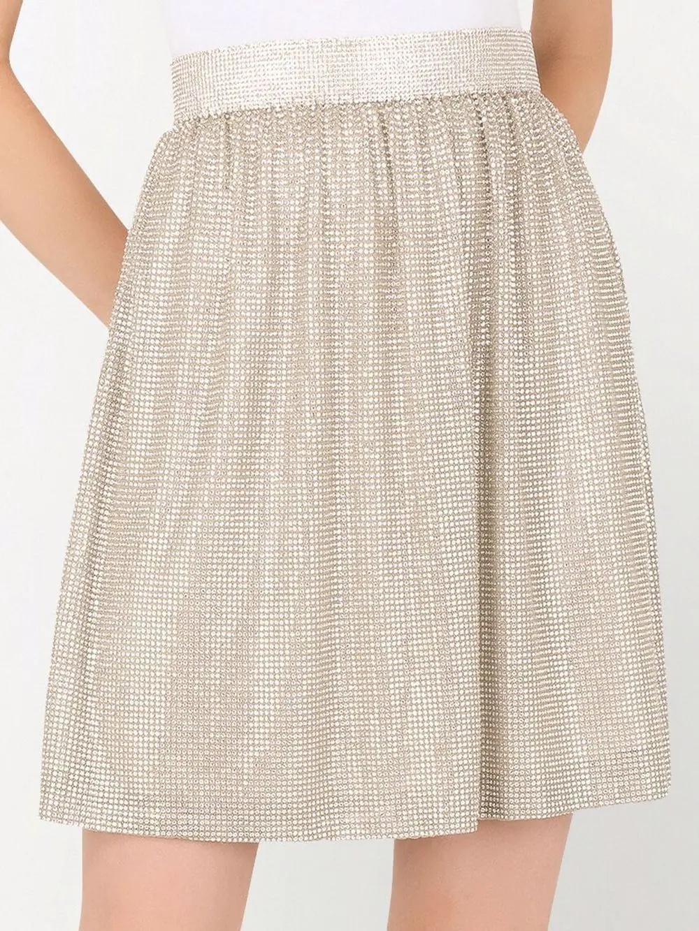 crystal-embellished mini skirt - 5