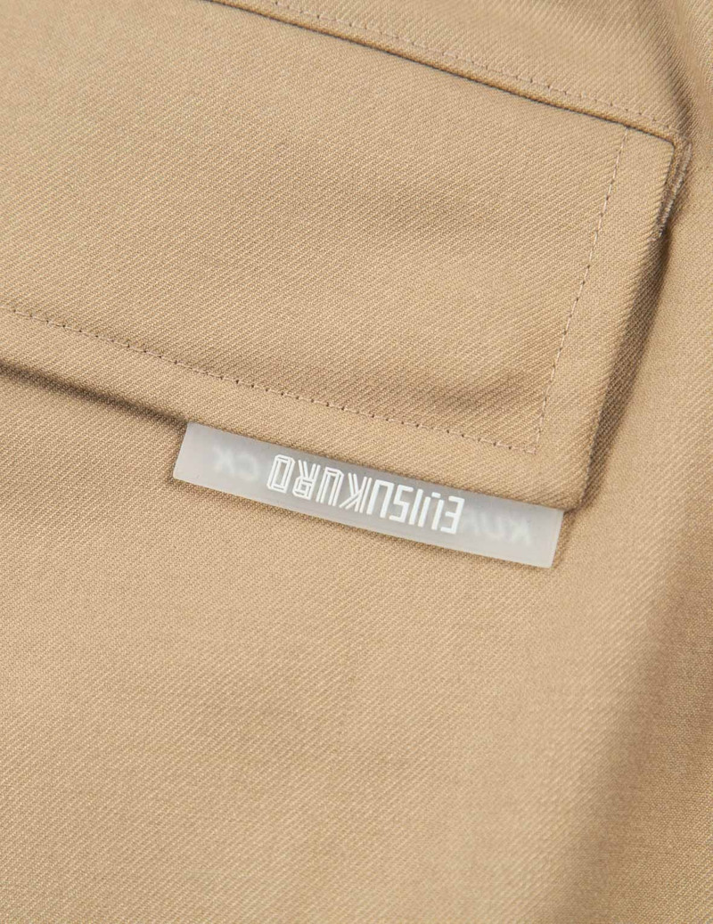 Logo Patch Wide Leg Cargo Pants 16