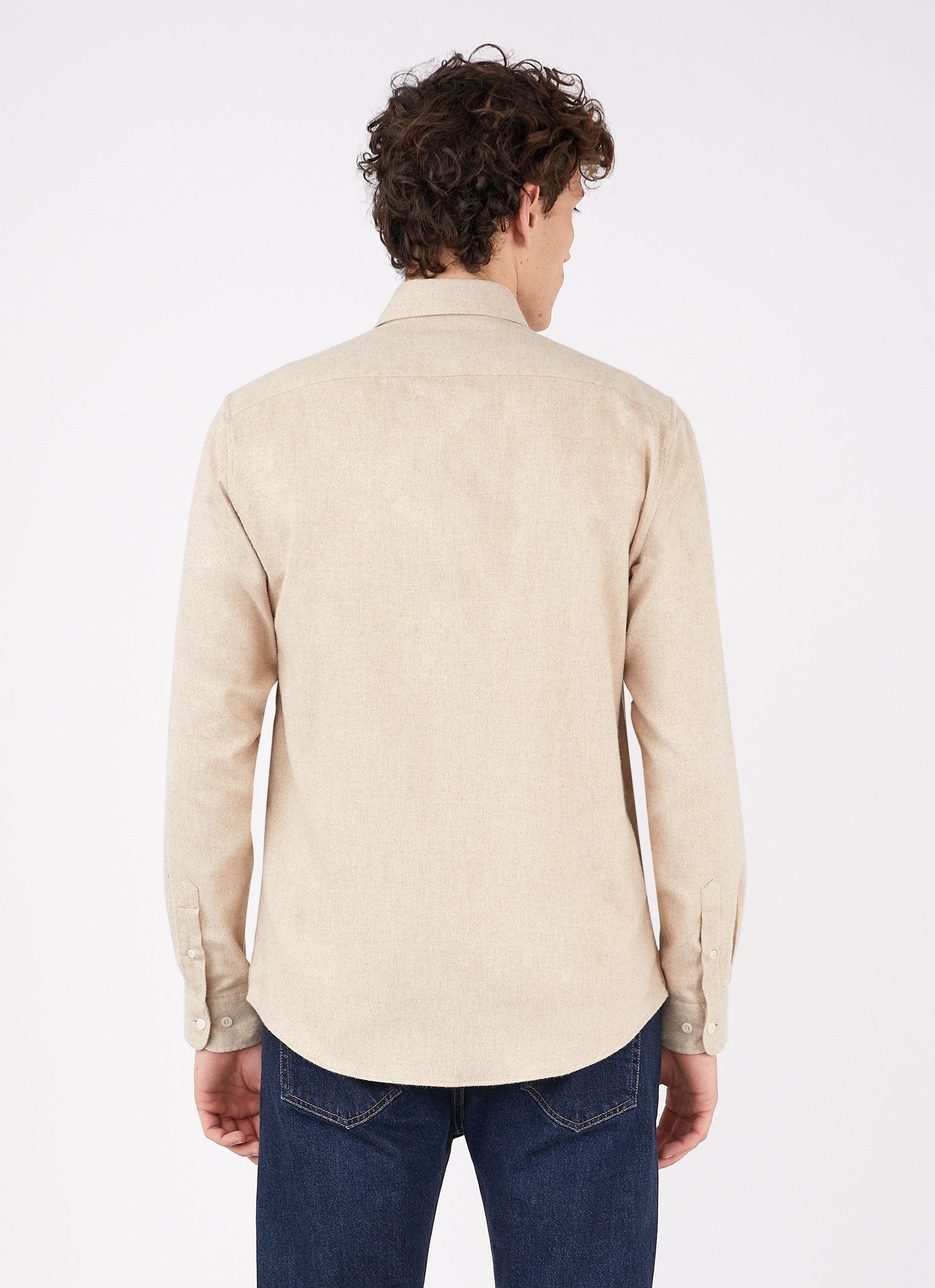 Brushed Cotton Flannel Shirt - 4