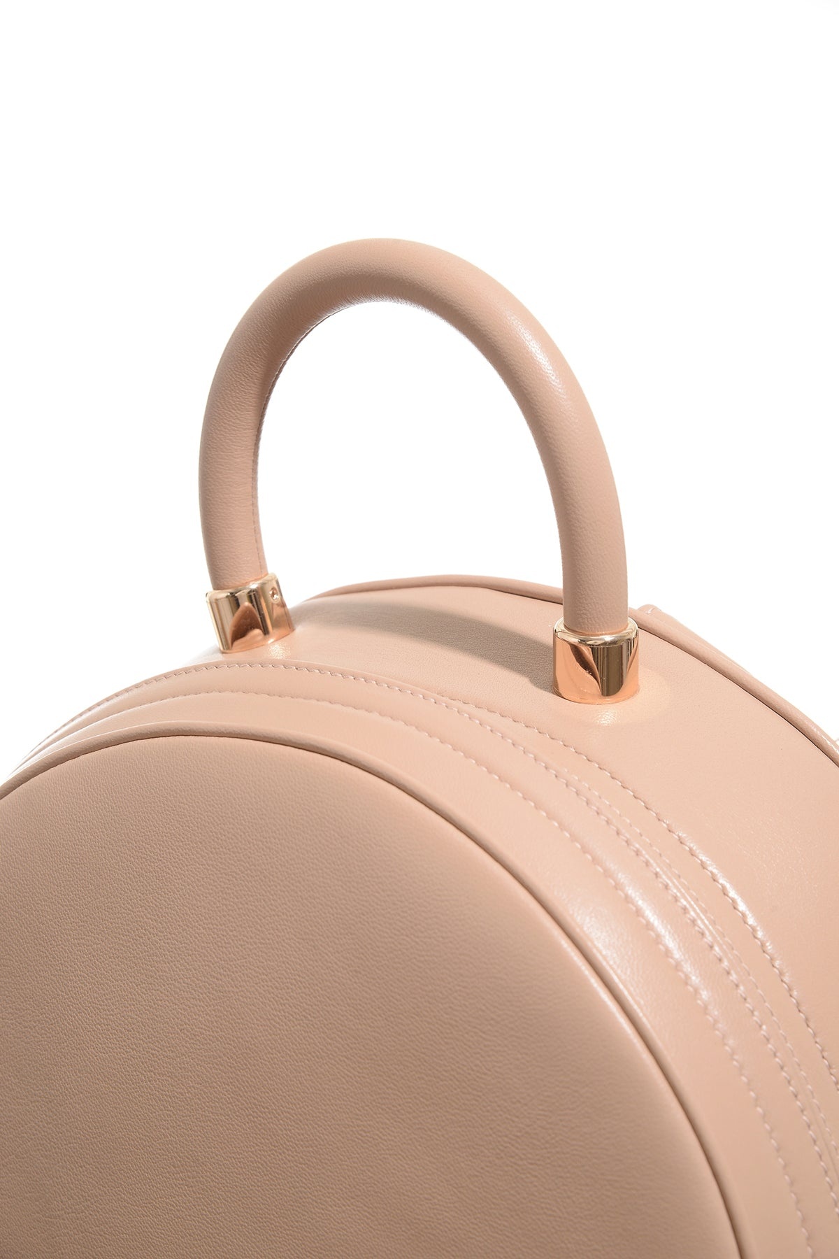 Billie Backpack in Nude Nappa Leather - 5