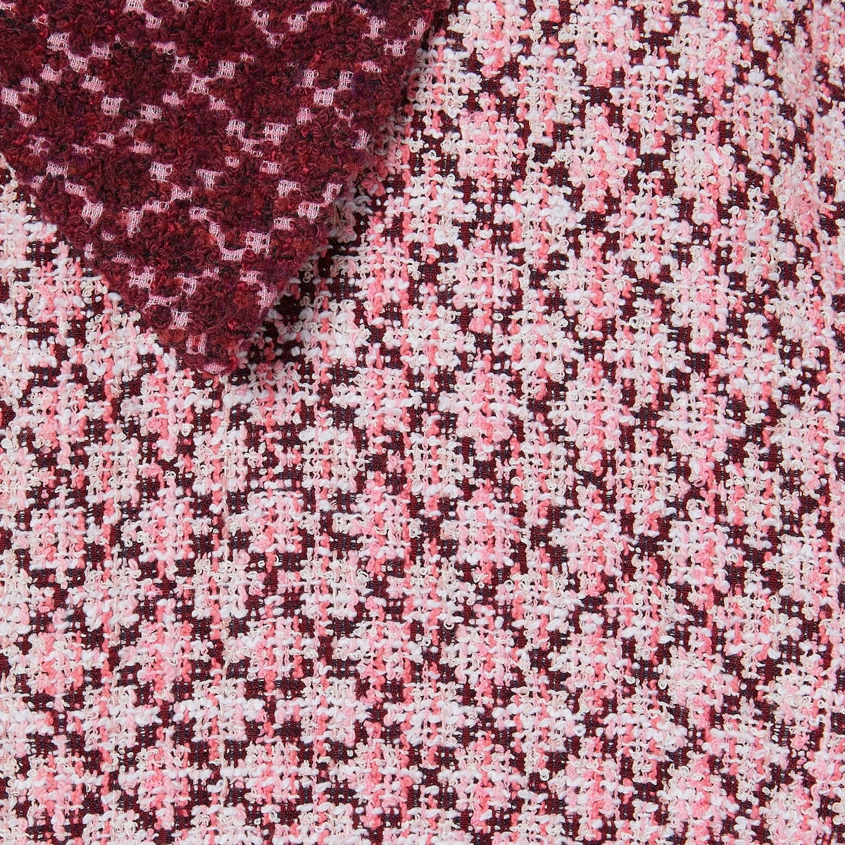Diamond cotton bouclé dress - 3
