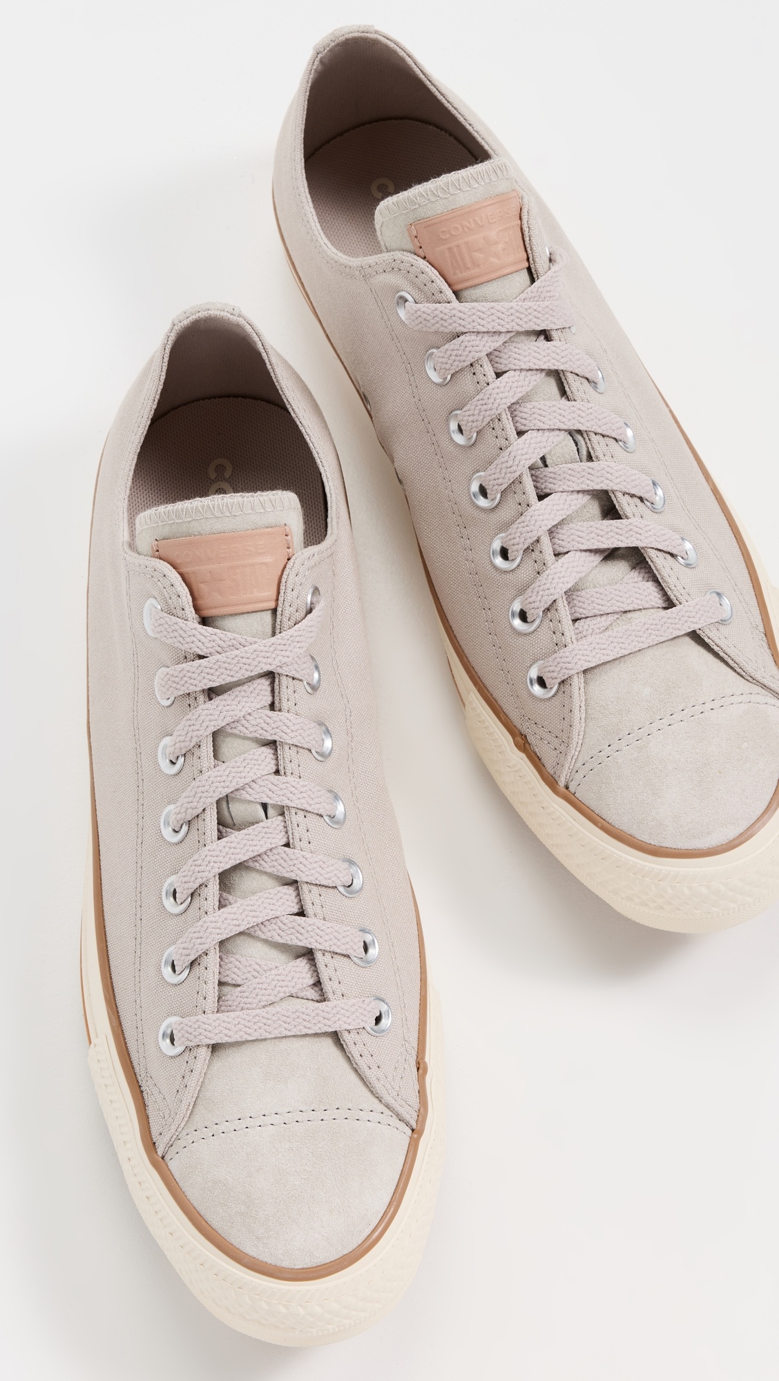 Chuck Taylor All Star Canvas and Leather Sneakers - 3