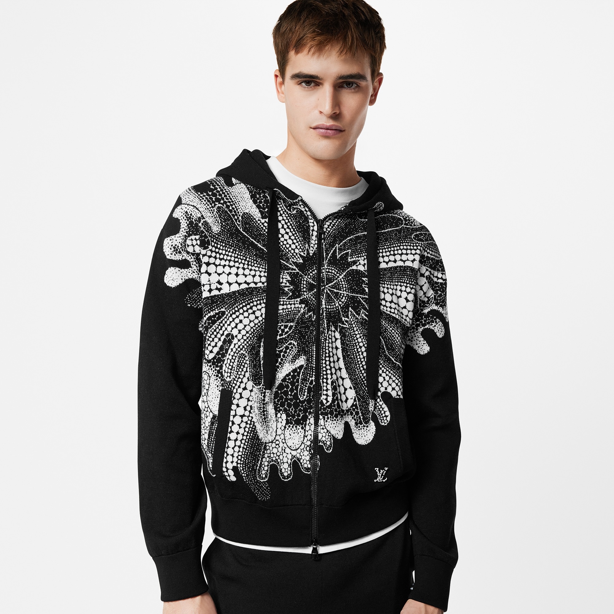 LV x YK Psychedelic Flower Zipped Hoodie - 5