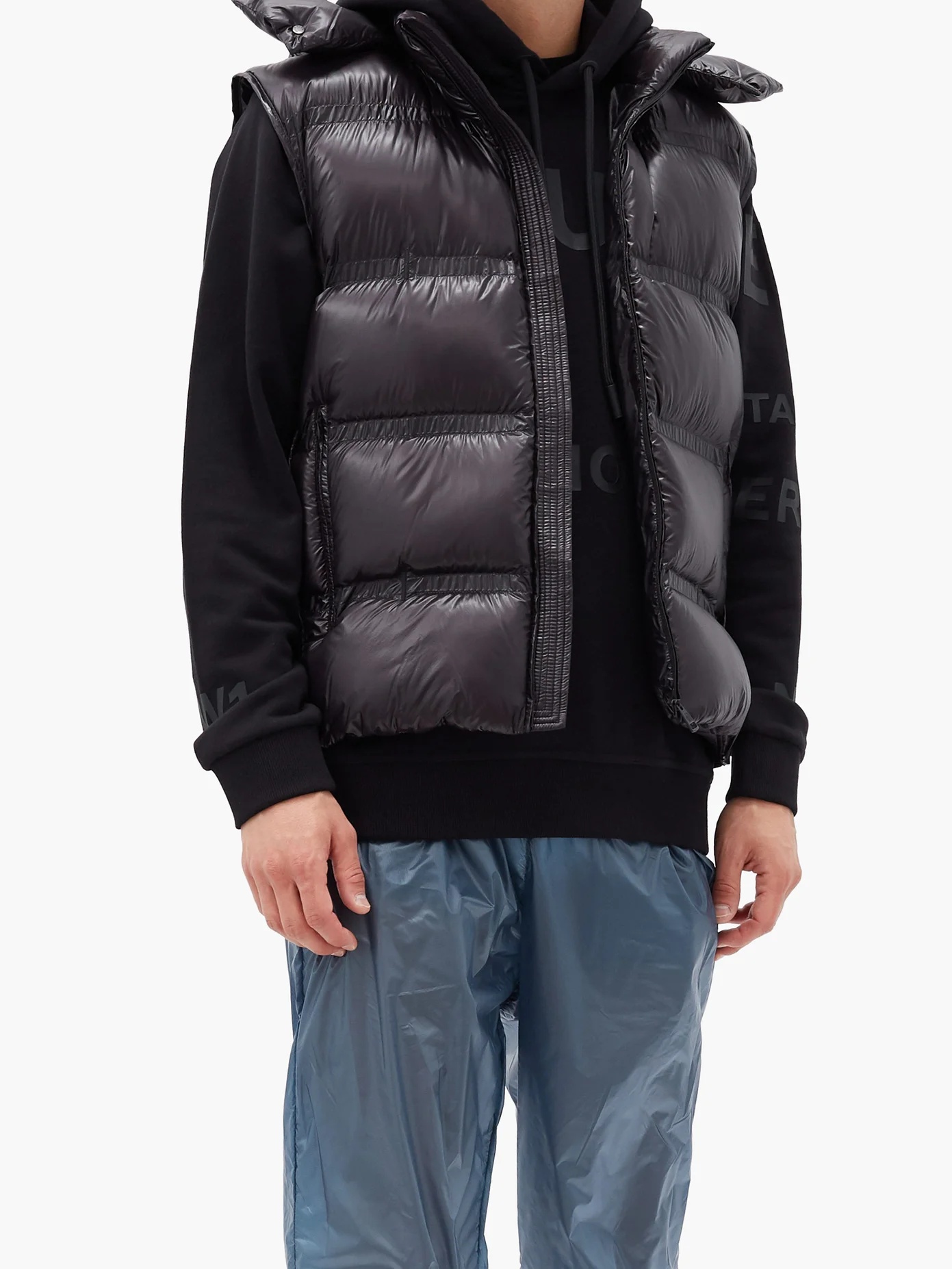 Harold hooded down quilted gilet - 6