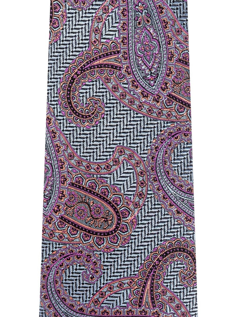 Etro paisley-pattern silk tie outlook