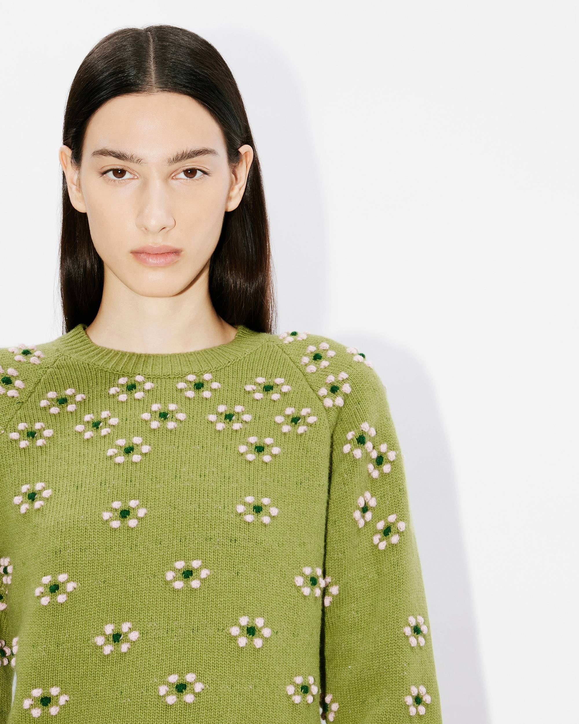 Popcorn stitch 'Fair Isle' jumper - 7
