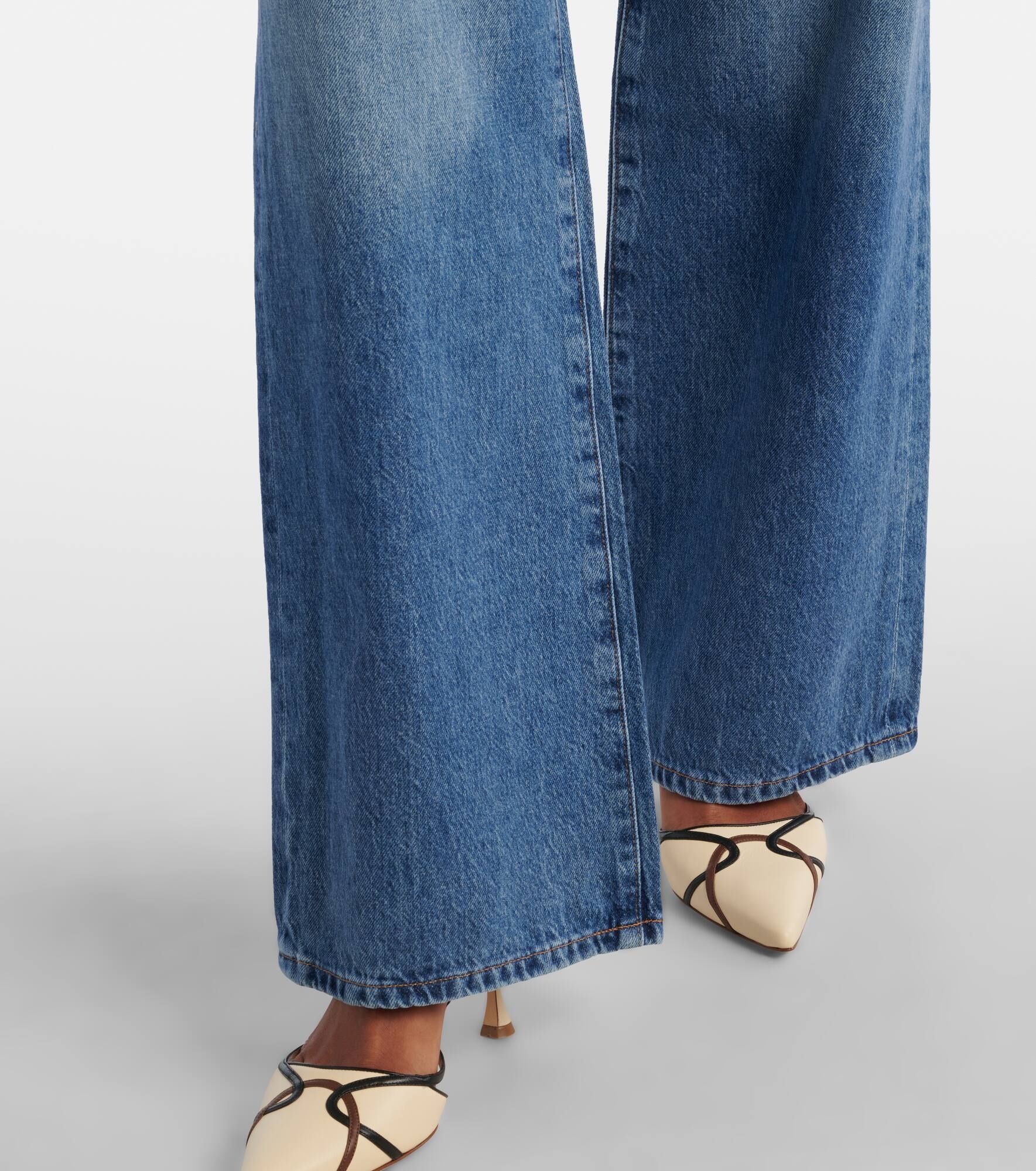 Annina high-rise wide-leg jeans - 5