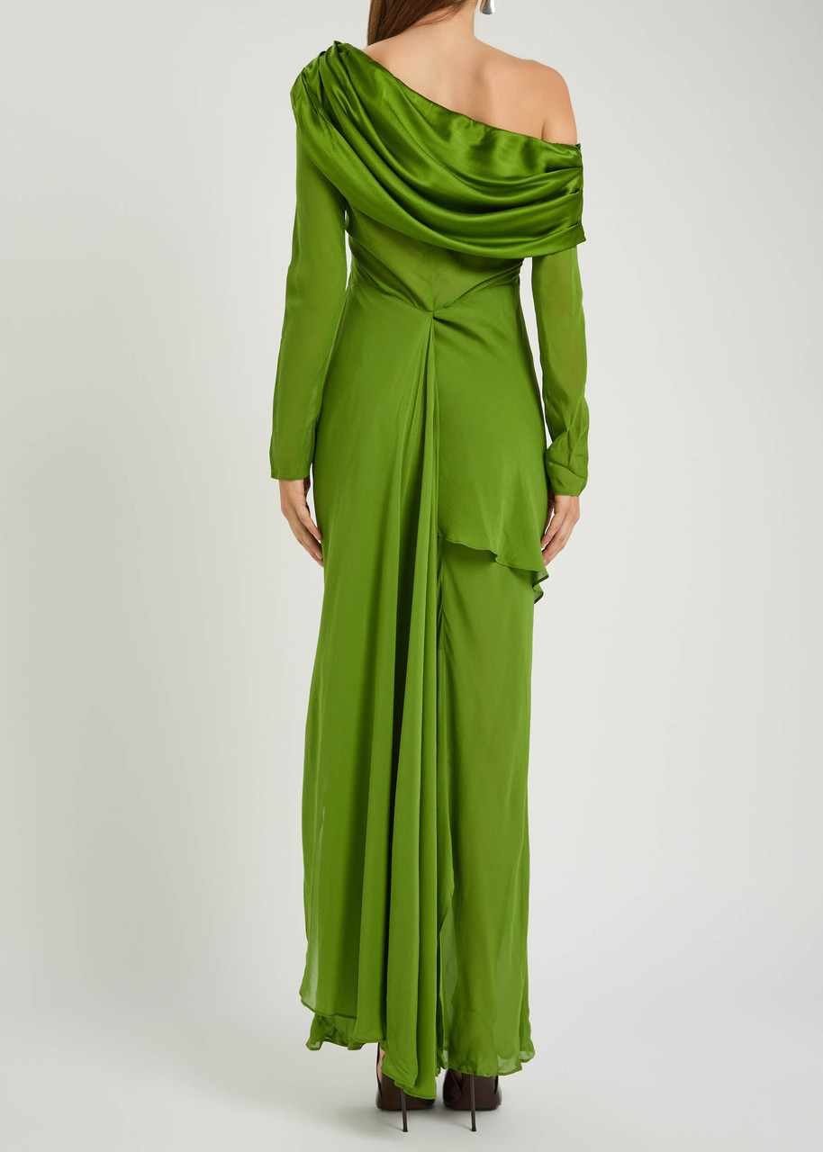 Christopher Esber Draped Silk-chiffon Gown - 3