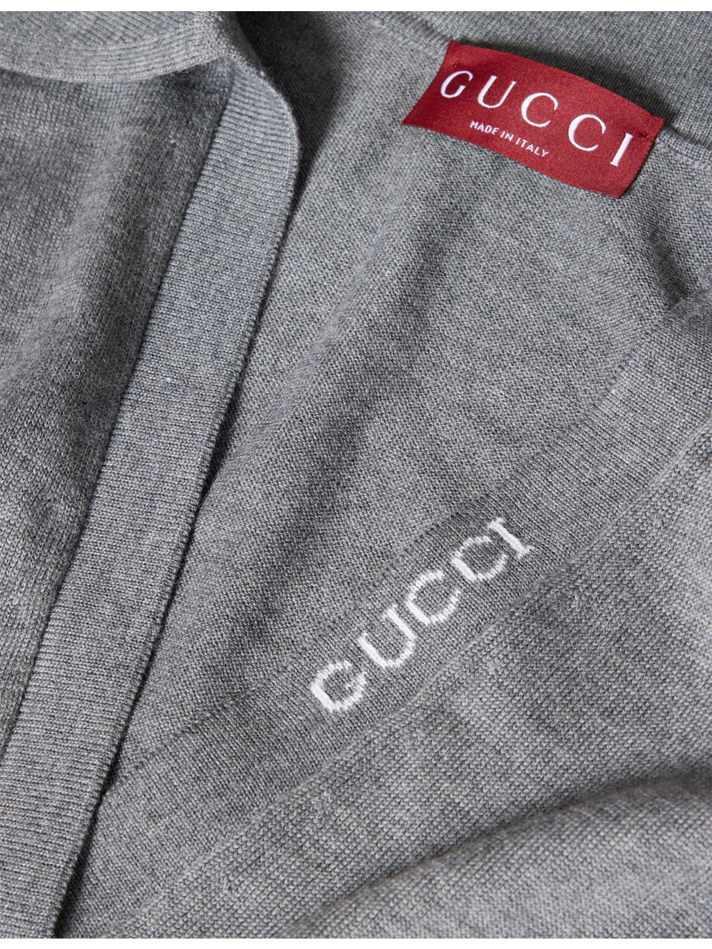 Relaxed-Fit Logo Wool Polo Jumper - 6