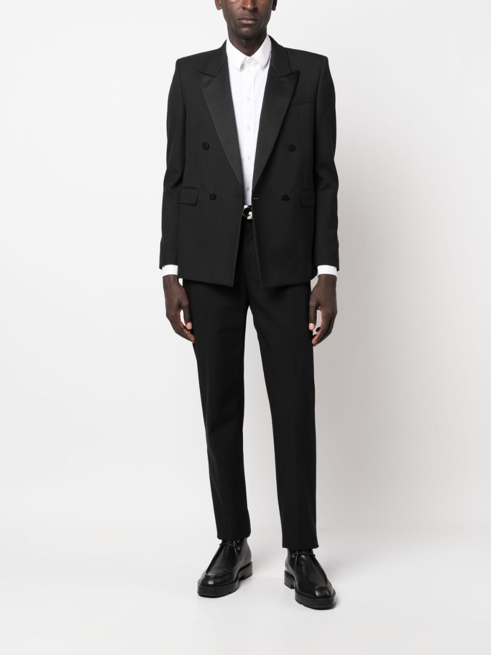 tapered-leg tailored trousers - 2