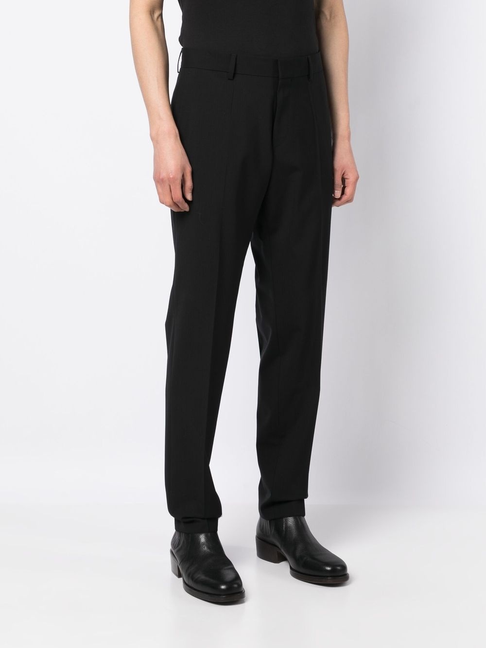 straight-leg tailored trousers - 3