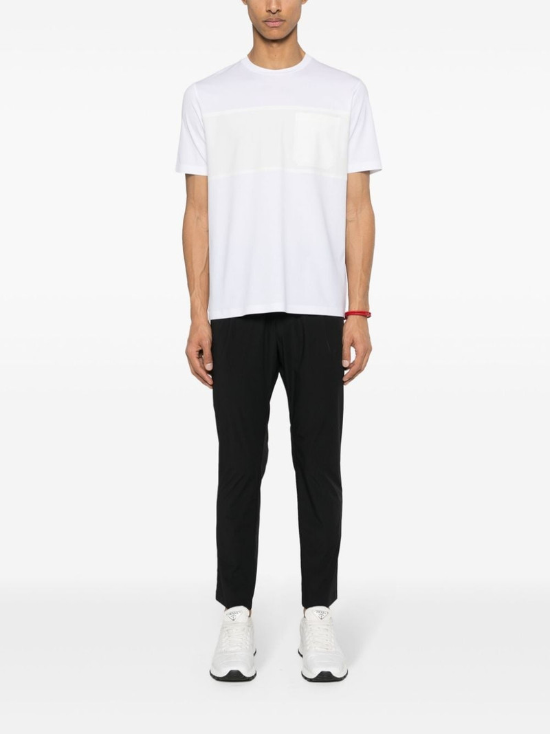 Herno logo-debossed scuba T-shirt outlook