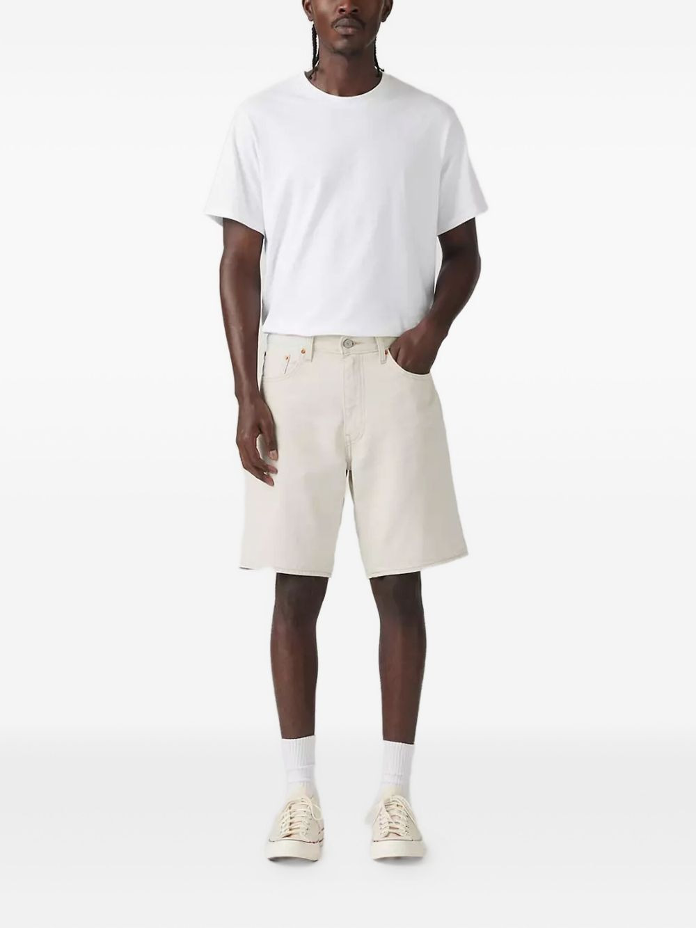 5-pocket denim shorts - 2