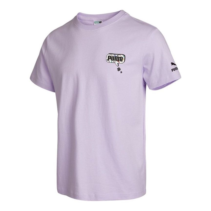 PUMA Awareness AOP T-Shirt 'Purple White Black' 532034-16 - 1