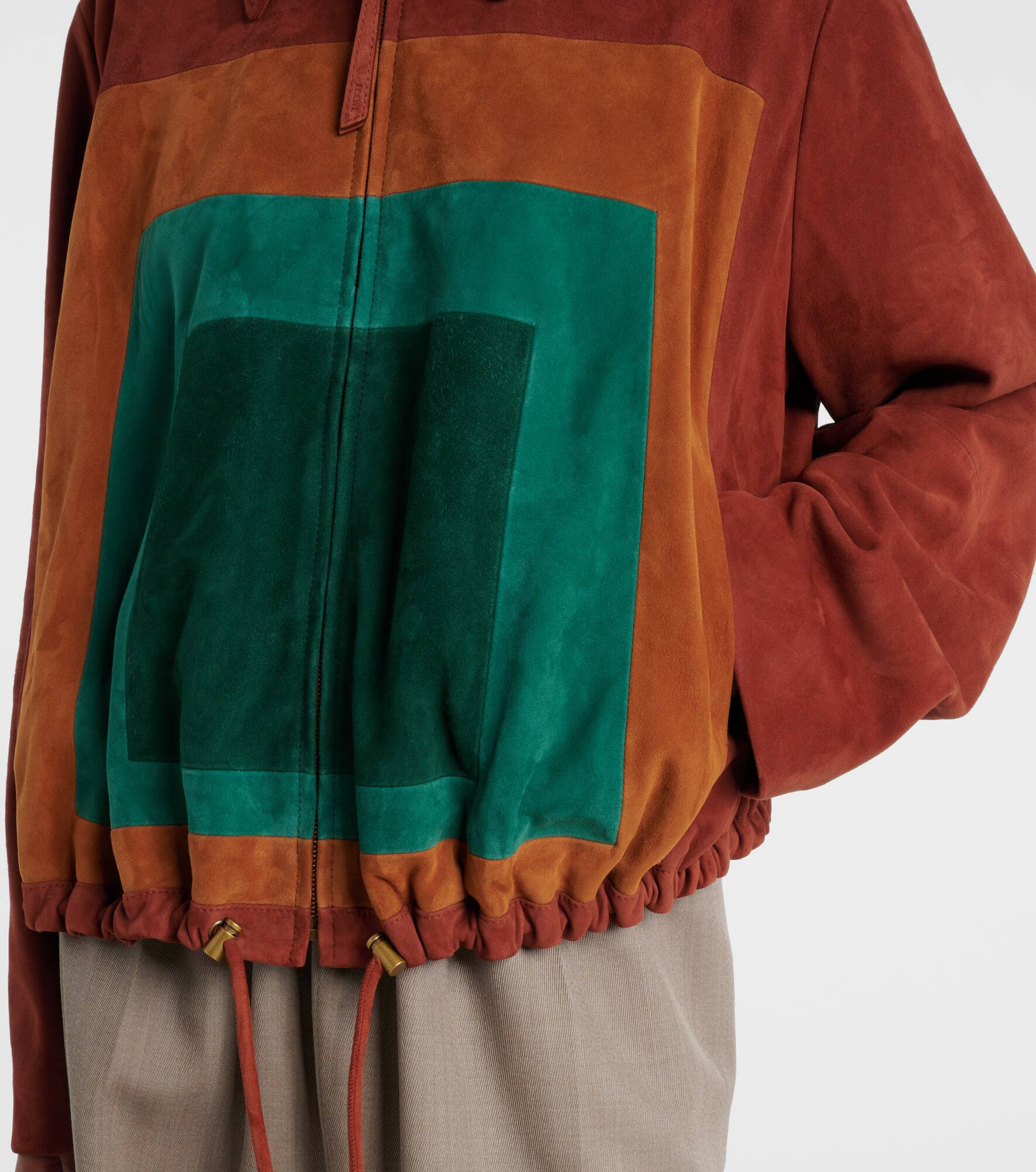 Balloon suede blouson - 5