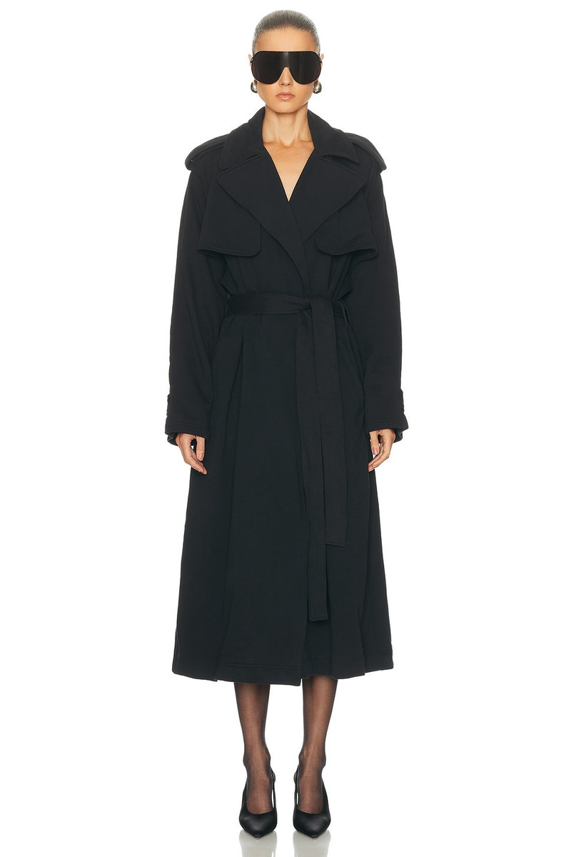 Boyfriend Fleece Trench Coat 2