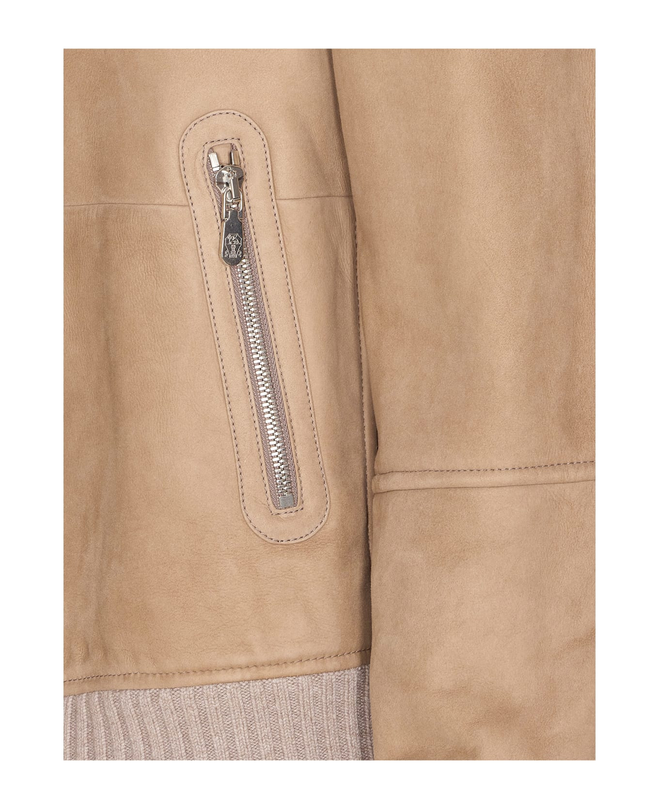 Suede Shearling Curly Bomber - 3