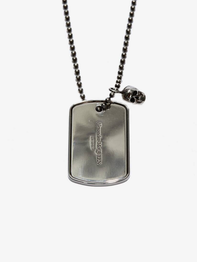 Identity Necklace in Antique Silver - 2