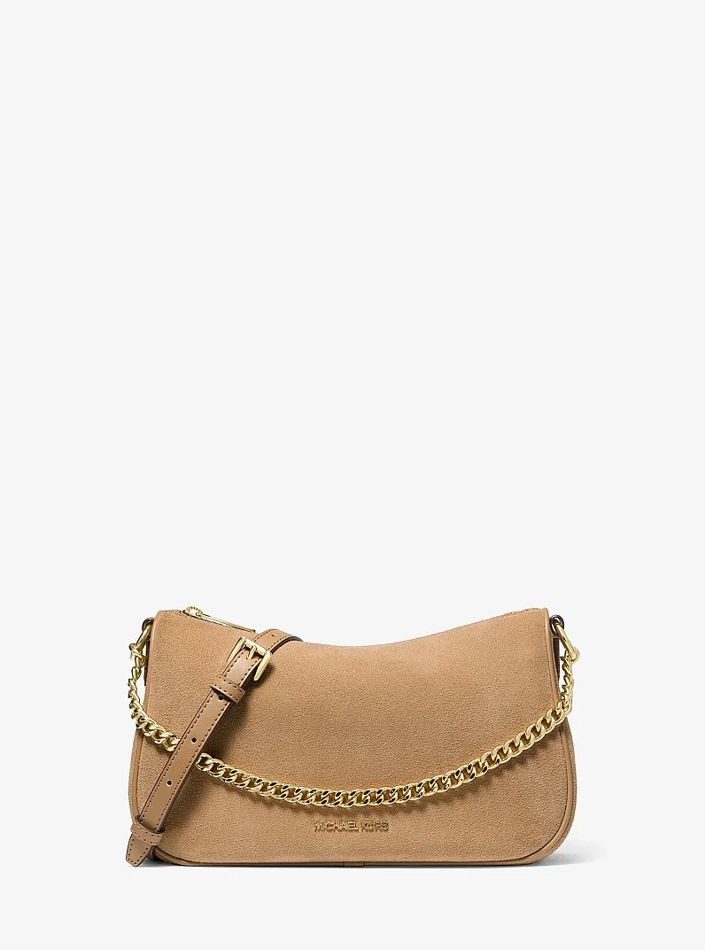 Carmela Medium Suede Convertible Crossbody Bag - 1