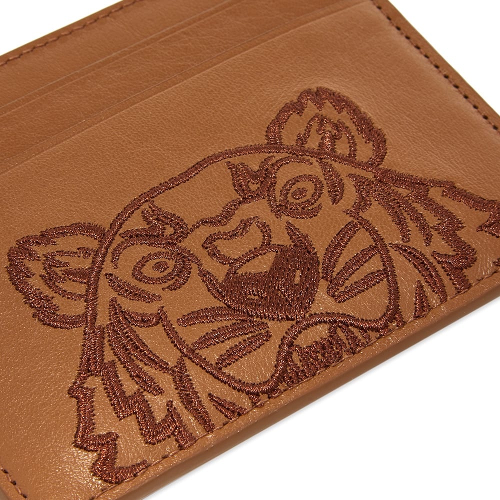 Kenzo Large Embossed Leather Tiger Card Holder - 3