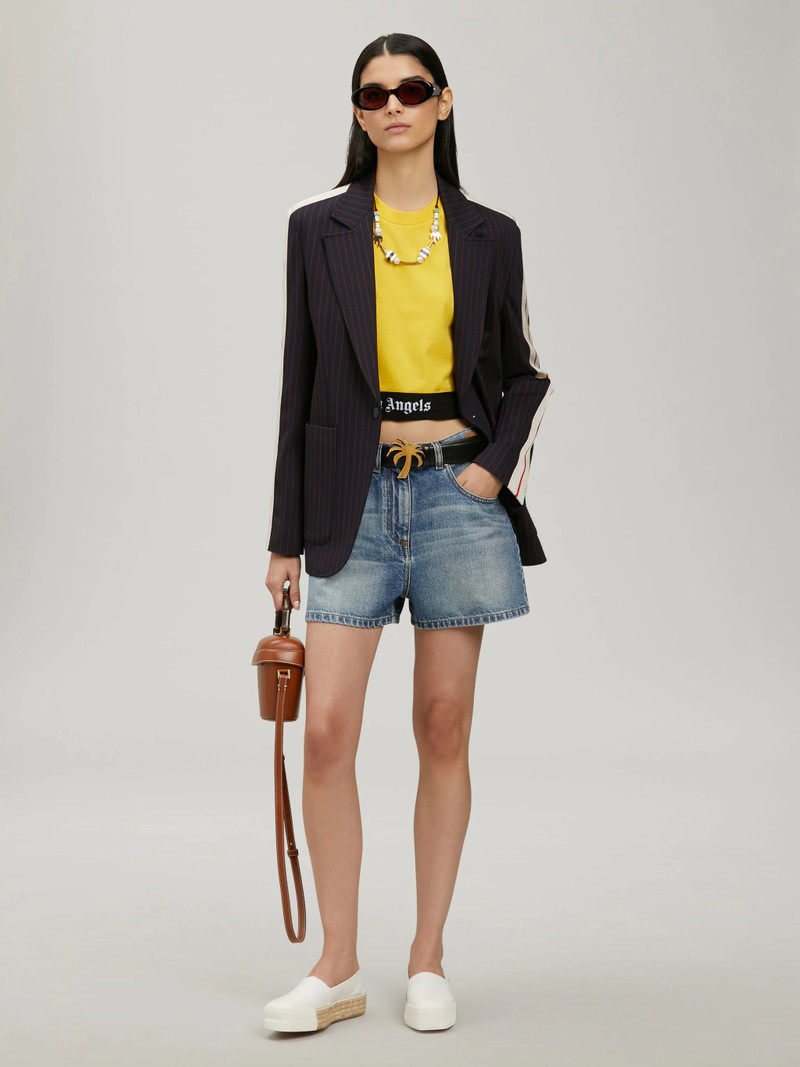 Palm Angels STAR DENIM SHORTS outlook