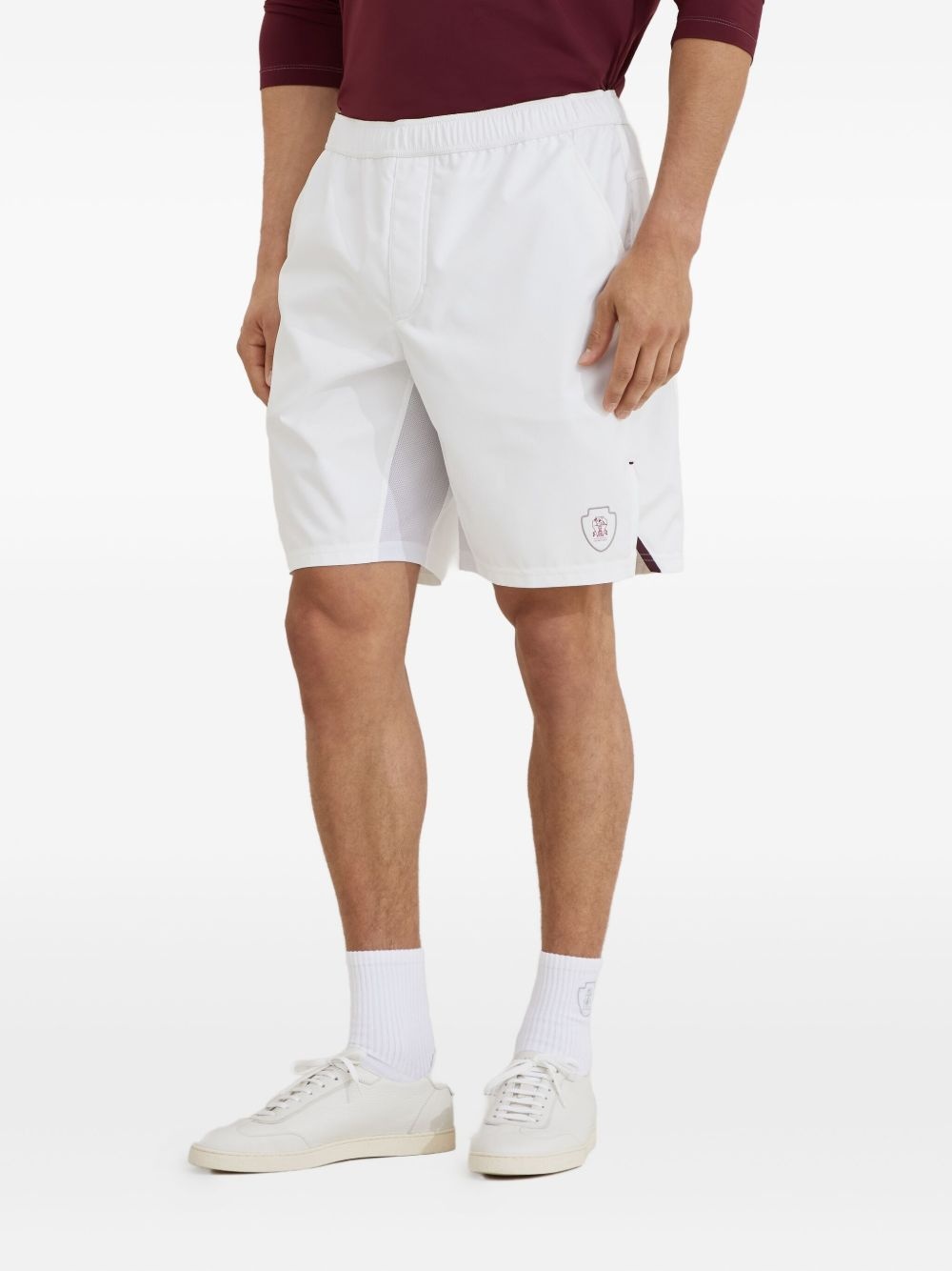 elastic-waist panelled shorts - 3