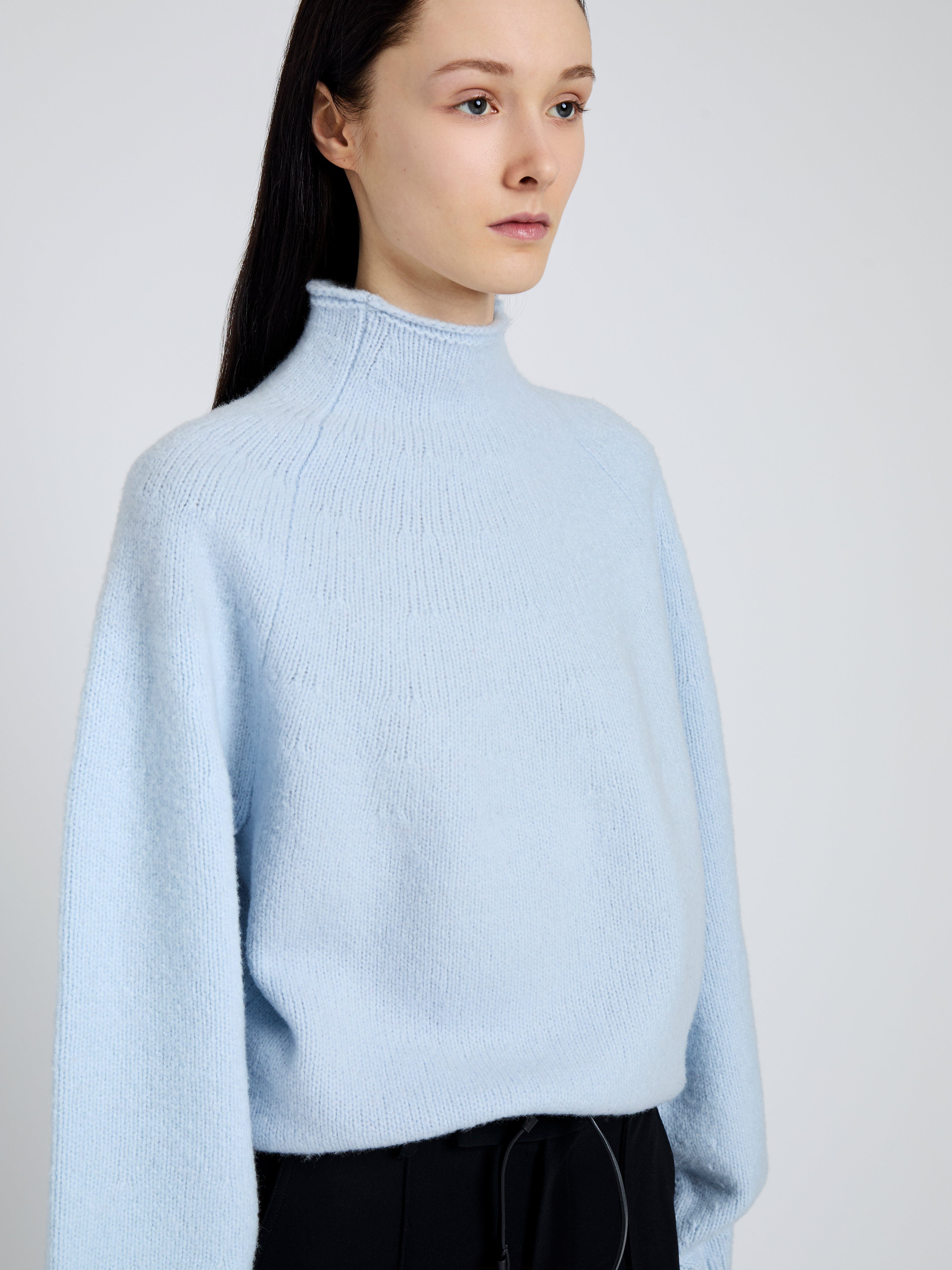Adley Top in Solid Cashmere Blend - 6